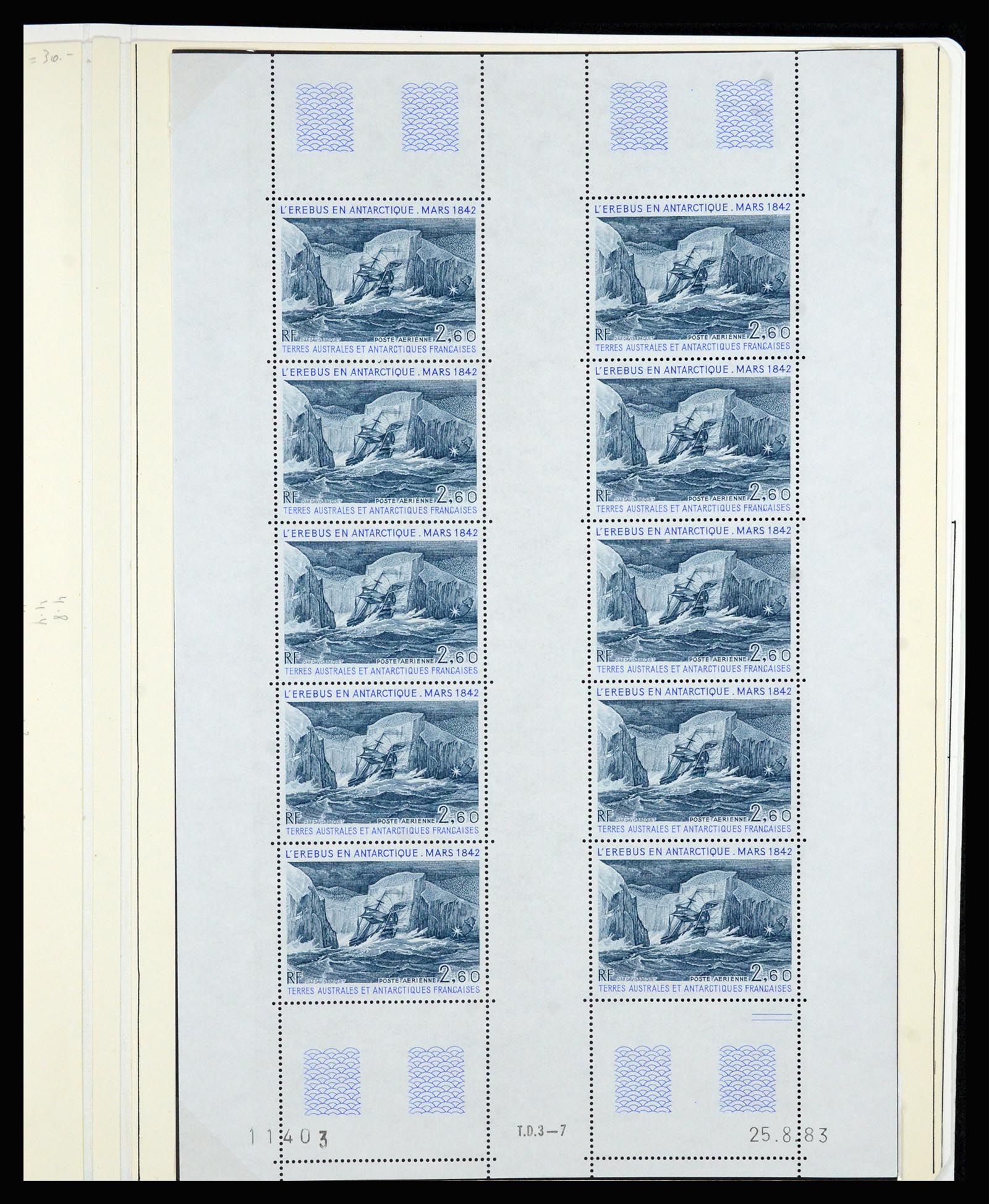 36751 075 - Postzegelverzameling 36751 Frans Antarctica 1955-1984.