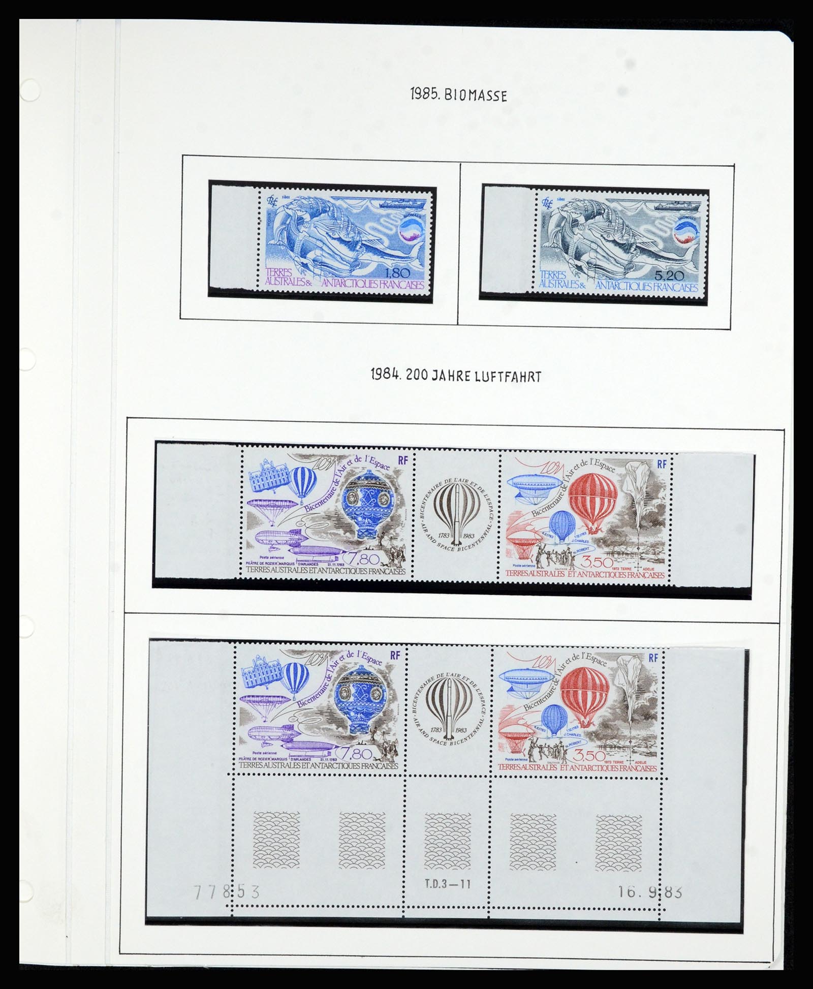 36751 077 - Postzegelverzameling 36751 Frans Antarctica 1955-1984.