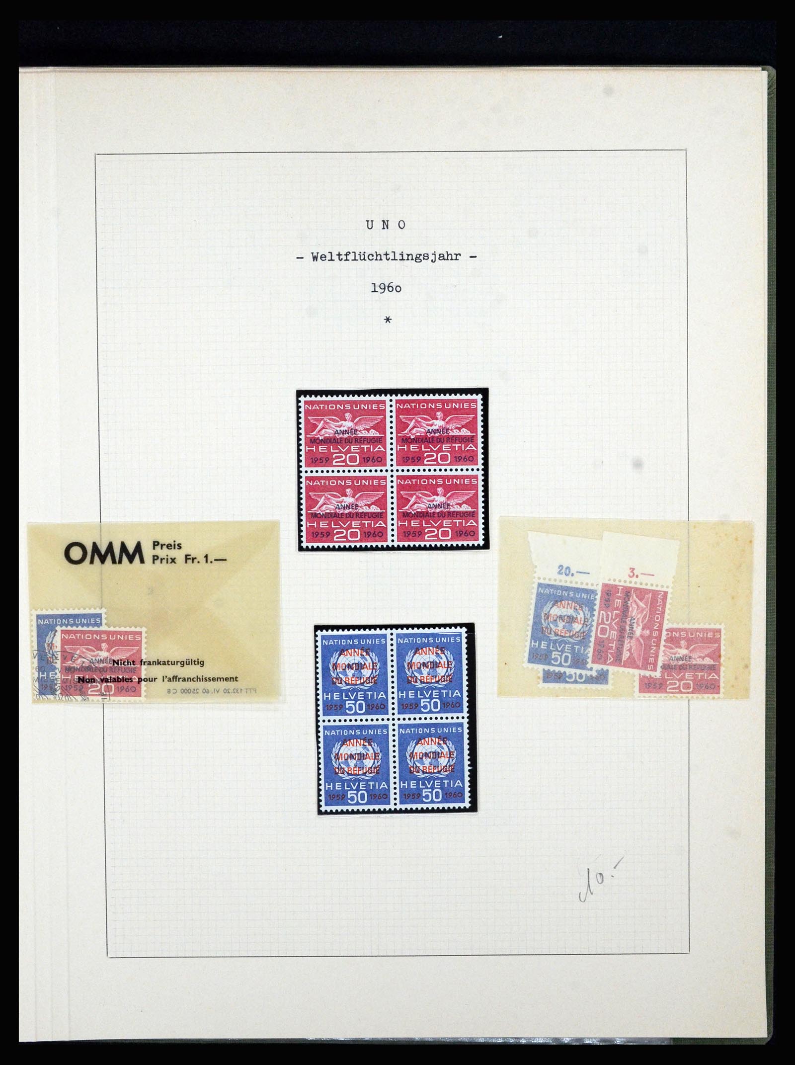 36754 019 - Stamp collection 36754 Switzerland service 1938-1975.