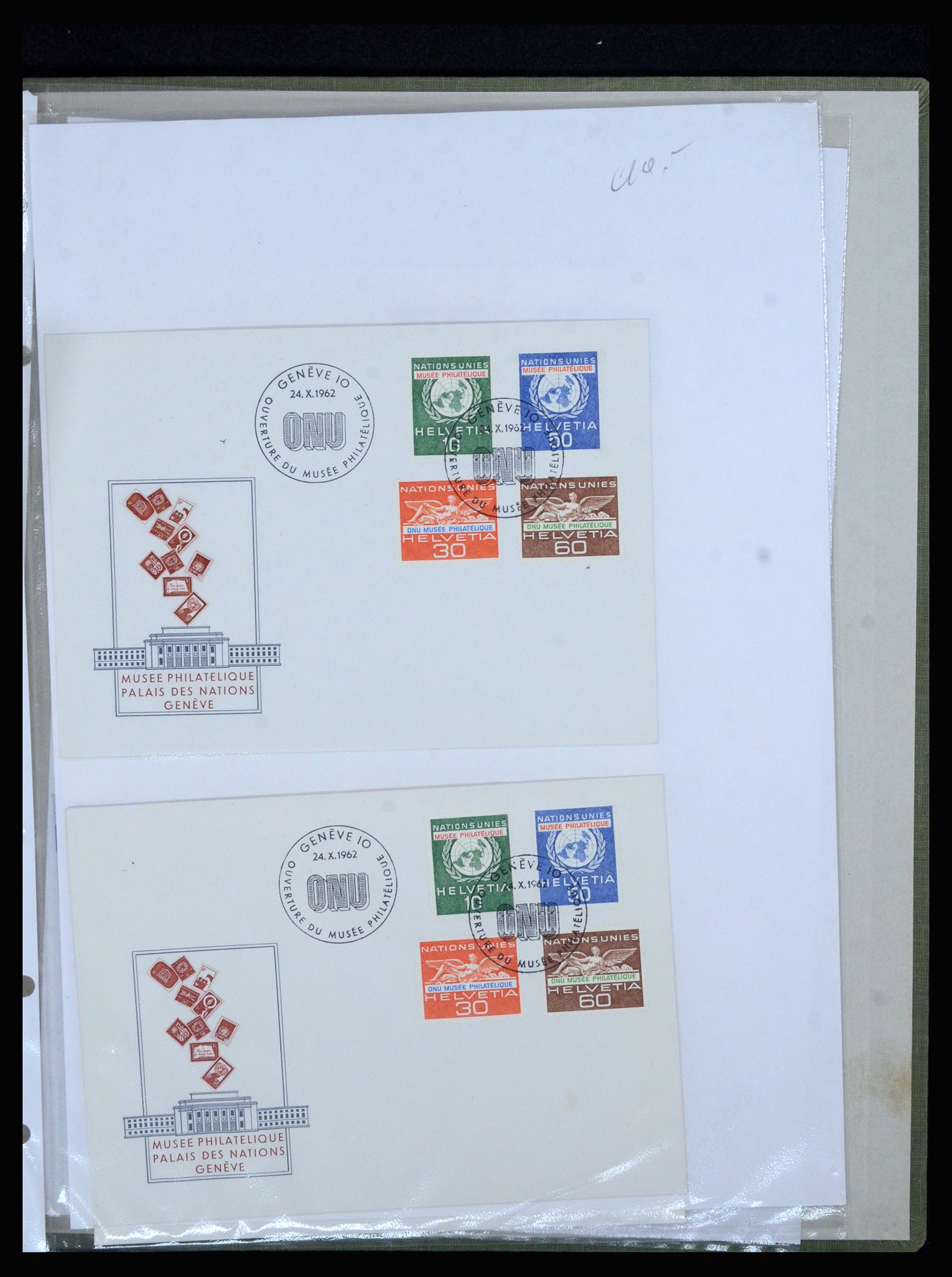 36754 033 - Postzegelverzameling 36754 Zwitserland dienst 1938-1975.