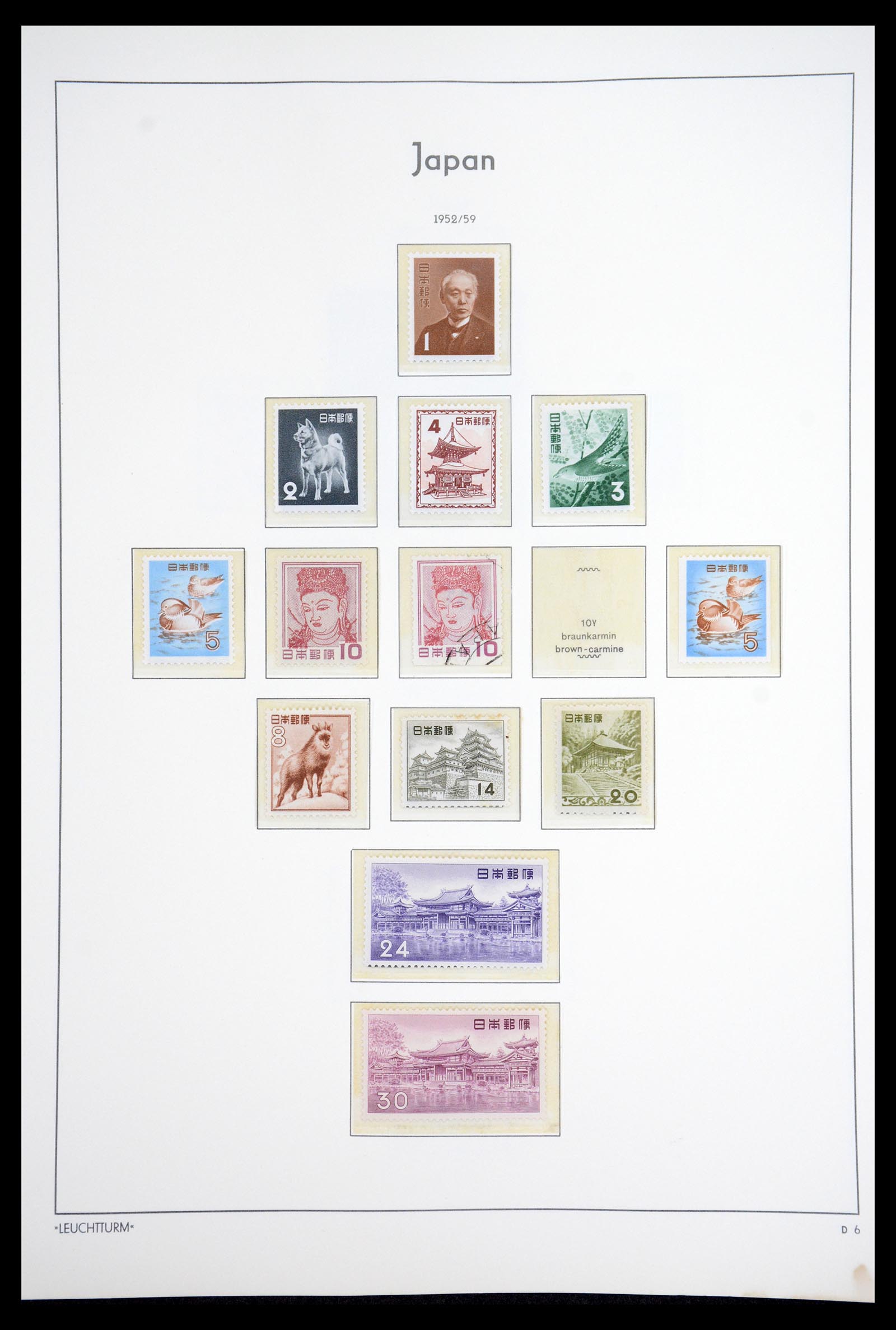 36755 028 - Postzegelverzameling 36755 Japan supercollectie 1871-1988.