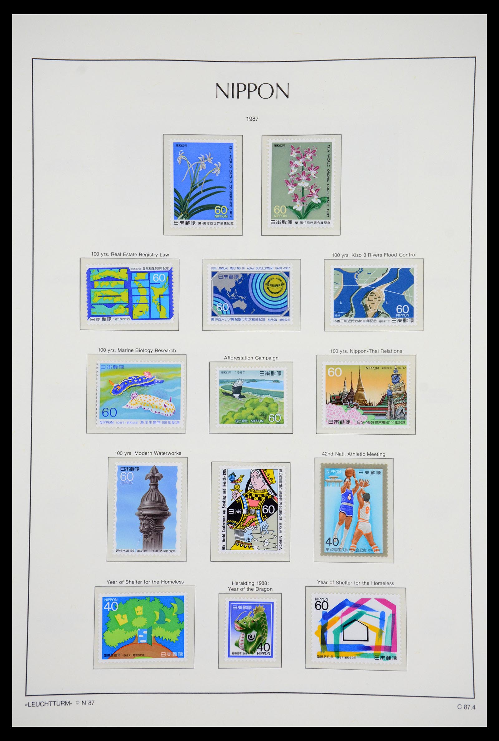 36755 269 - Postzegelverzameling 36755 Japan supercollectie 1871-1988.