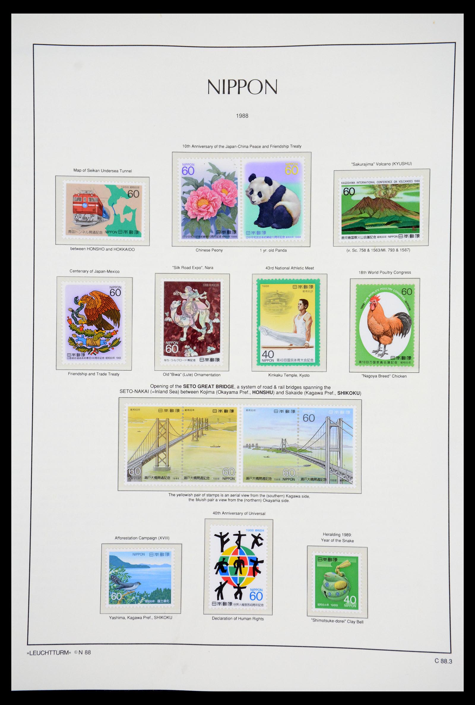 36755 274 - Postzegelverzameling 36755 Japan supercollectie 1871-1988.