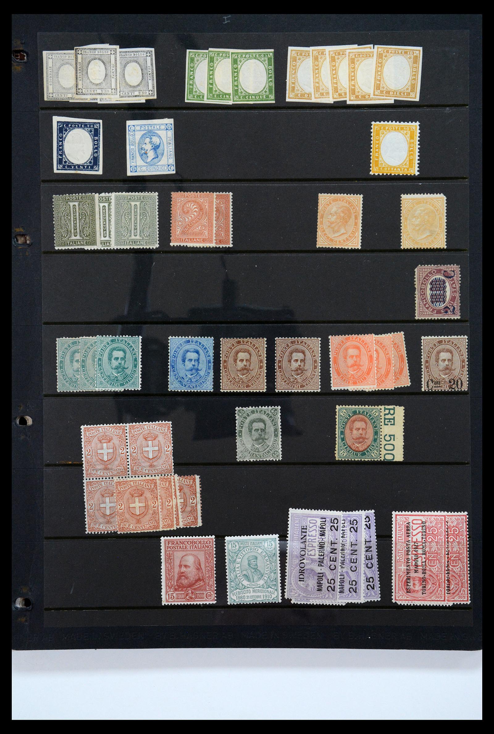 36760 001 - Postzegelverzameling 36760 Italië 1861-1970