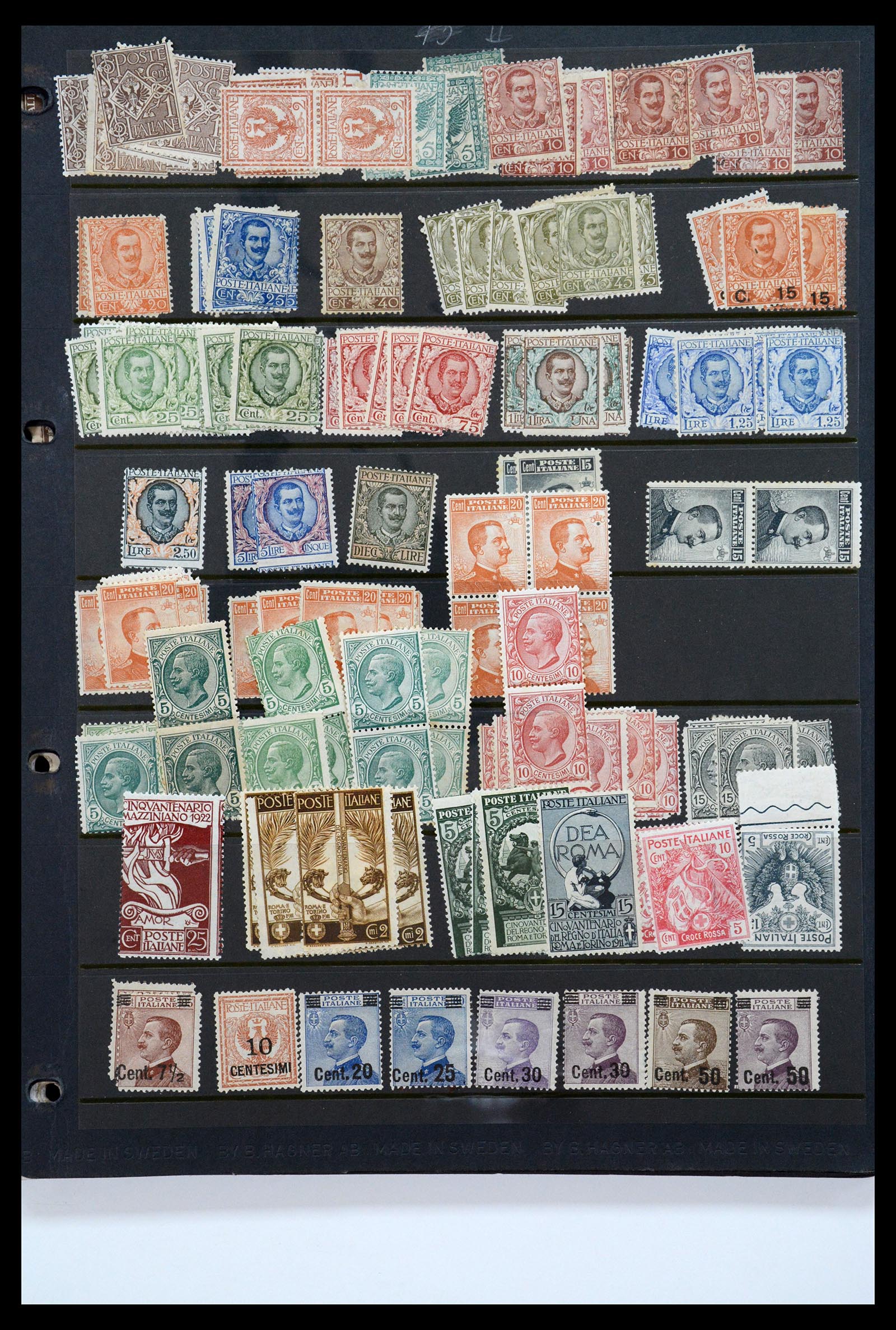 36760 002 - Postzegelverzameling 36760 Italië 1861-1970