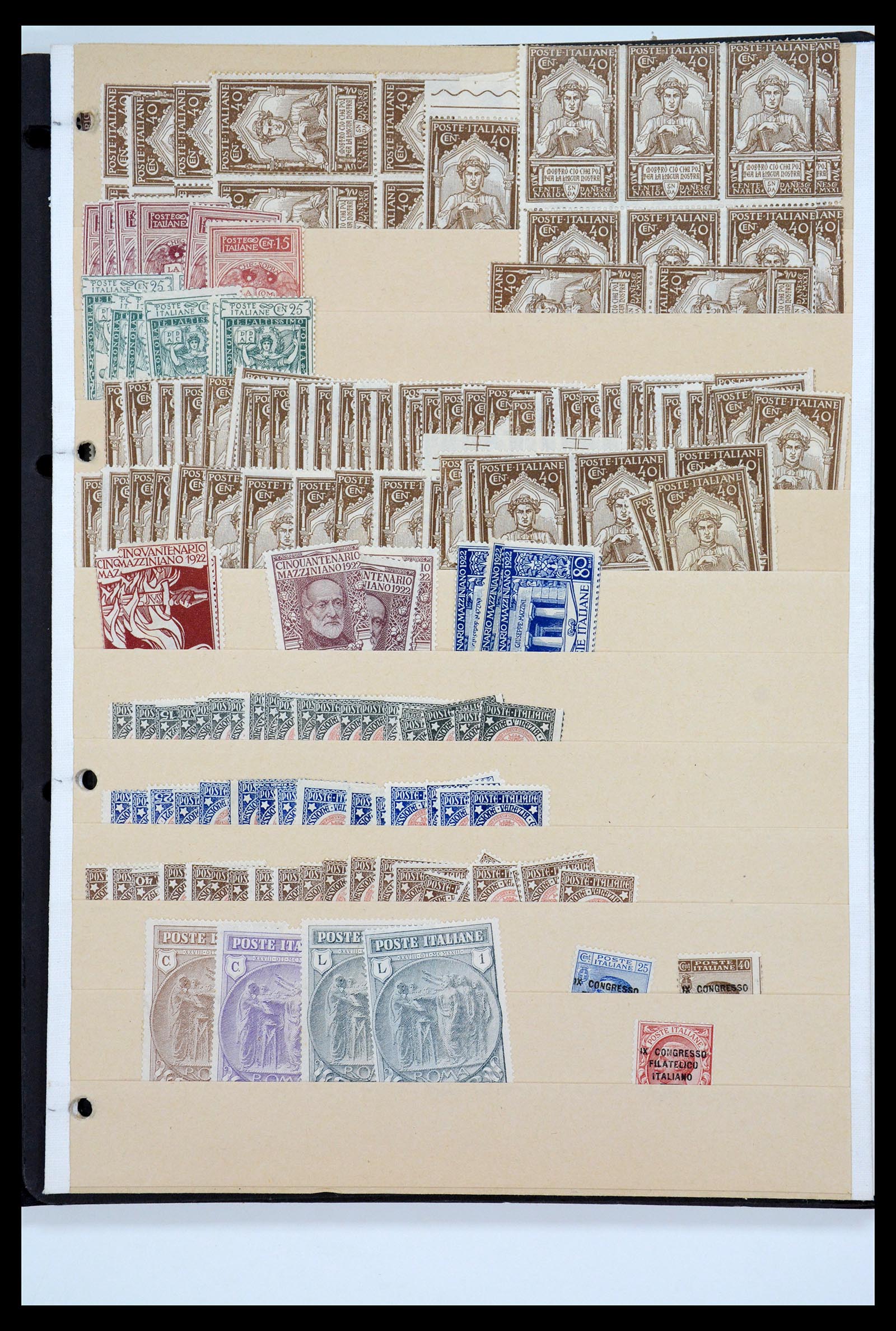 36760 004 - Postzegelverzameling 36760 Italië 1861-1970