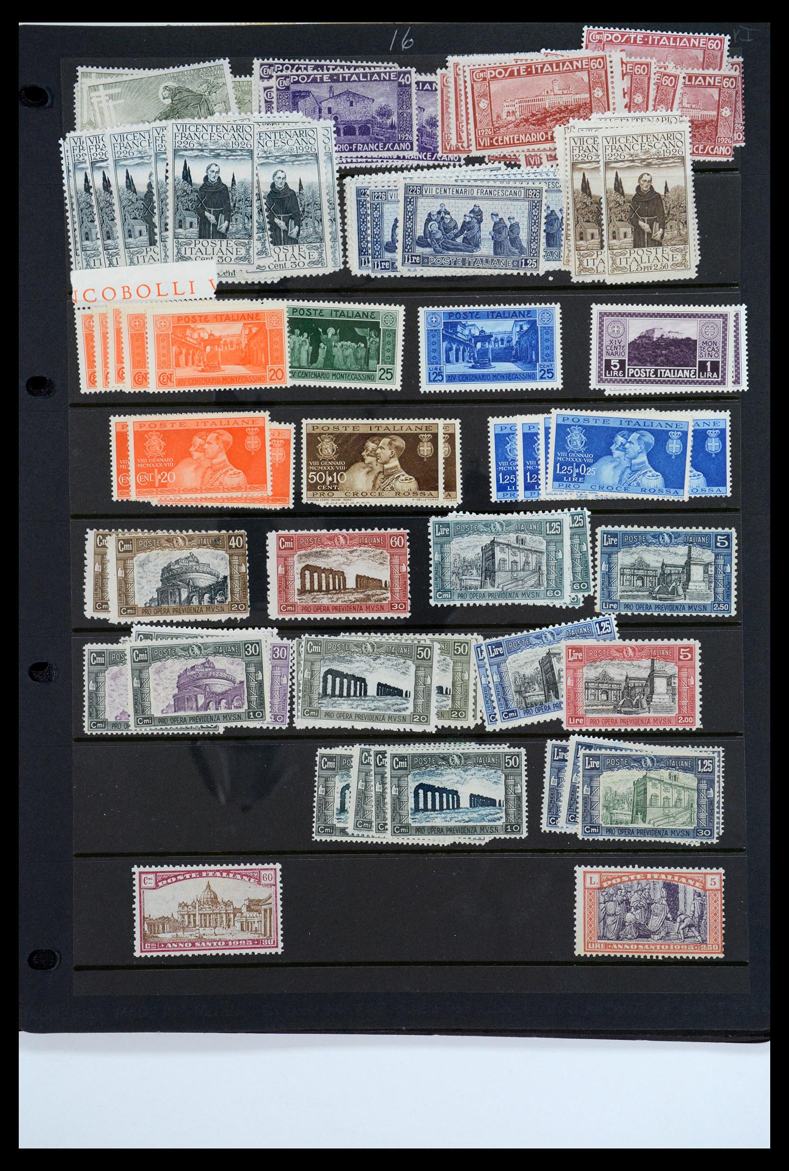 36760 007 - Postzegelverzameling 36760 Italië 1861-1970