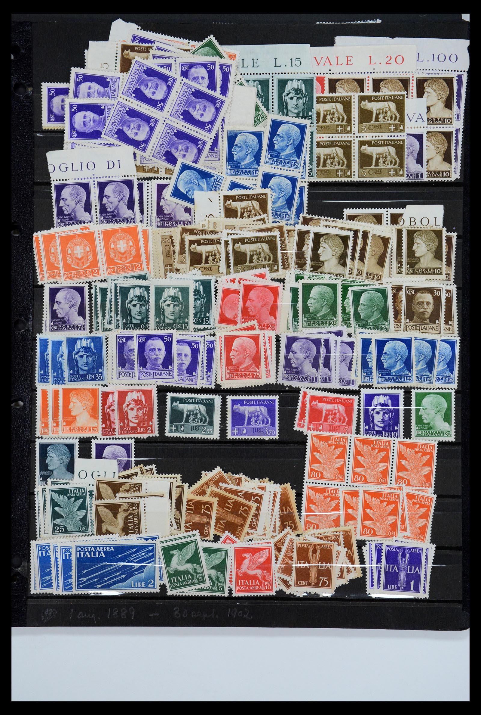 36760 008 - Postzegelverzameling 36760 Italië 1861-1970