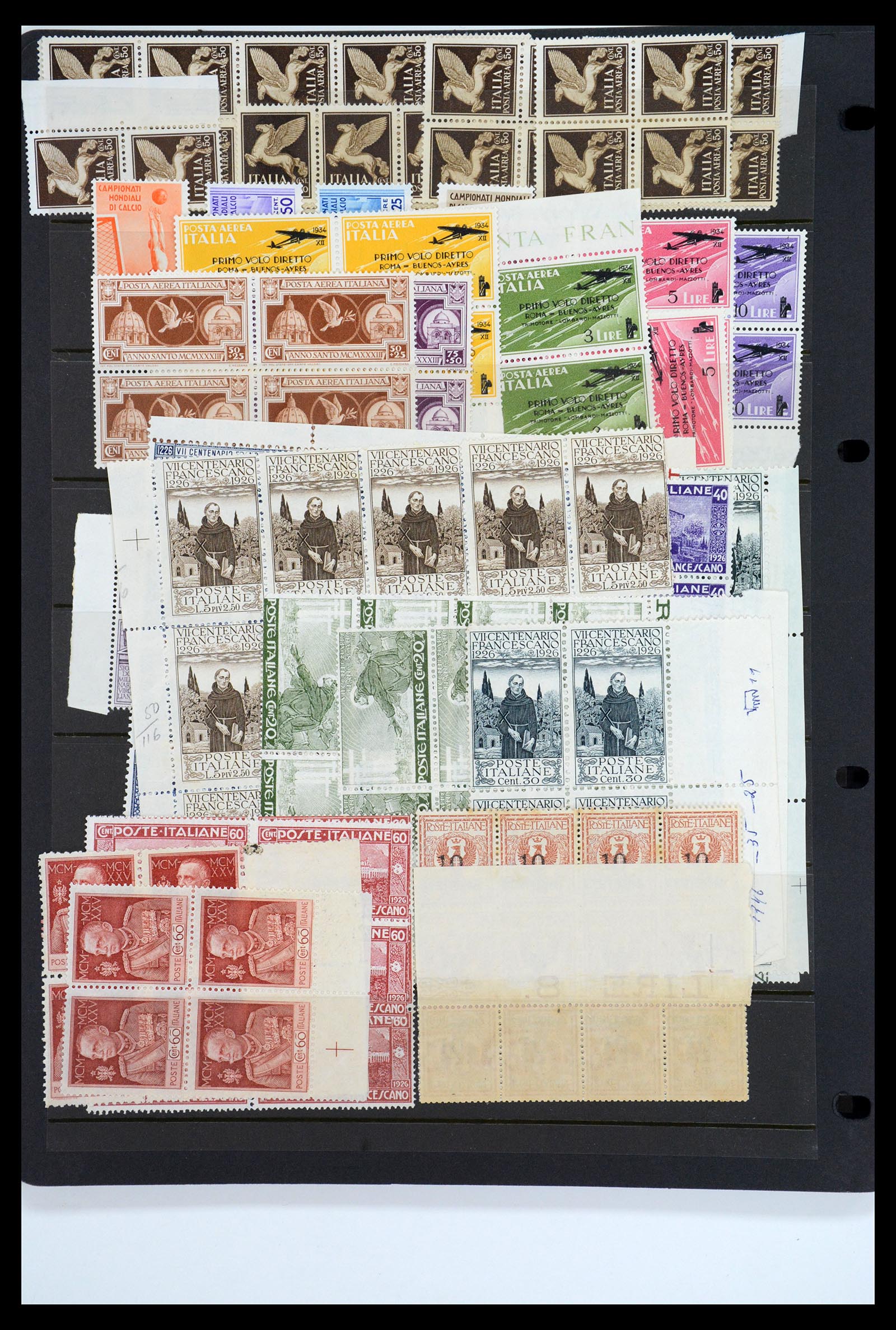 36760 010 - Postzegelverzameling 36760 Italië 1861-1970