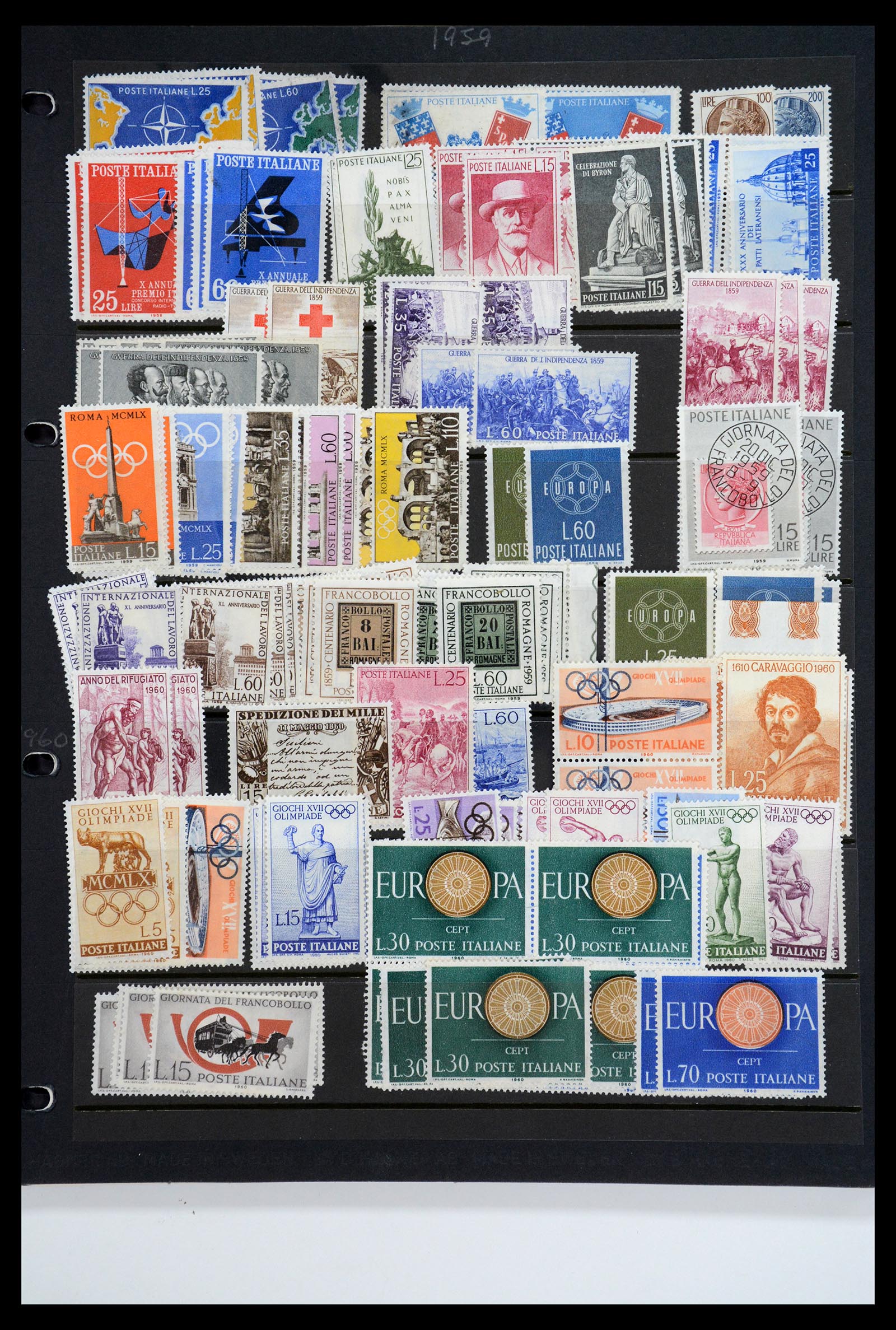 36760 023 - Postzegelverzameling 36760 Italië 1861-1970