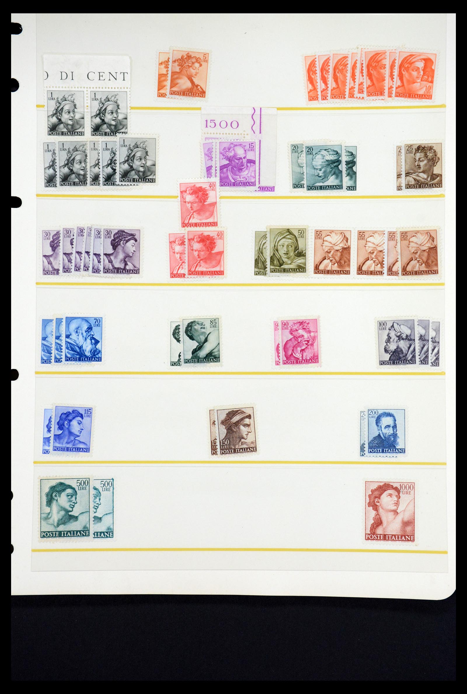 36760 024 - Postzegelverzameling 36760 Italië 1861-1970