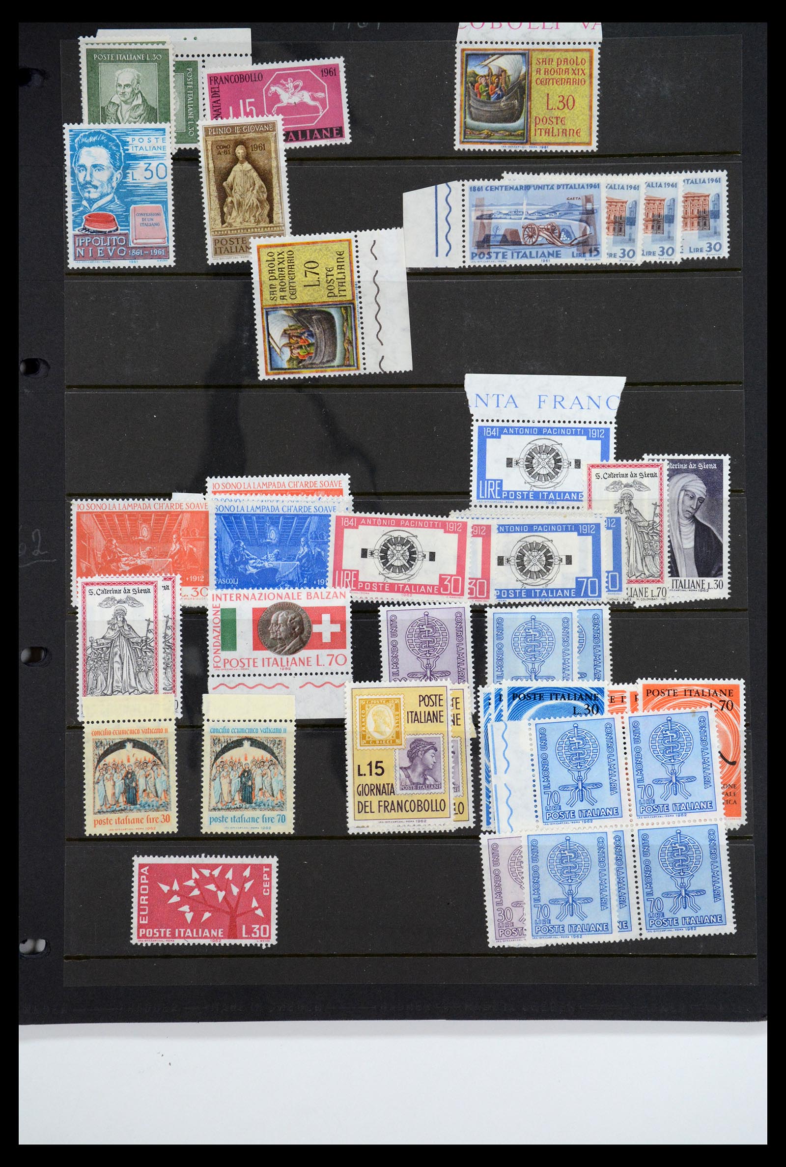 36760 025 - Postzegelverzameling 36760 Italië 1861-1970