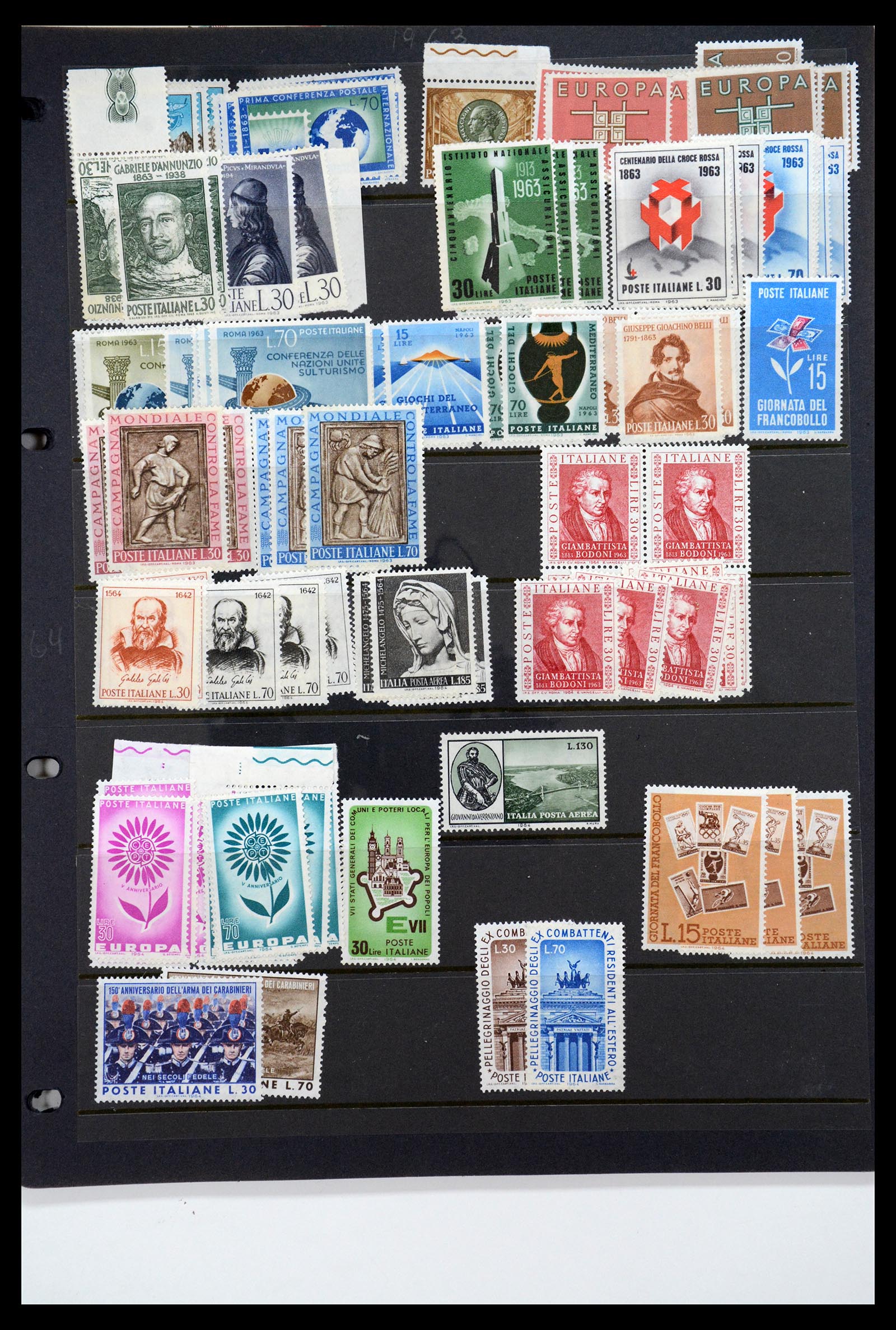 36760 027 - Postzegelverzameling 36760 Italië 1861-1970