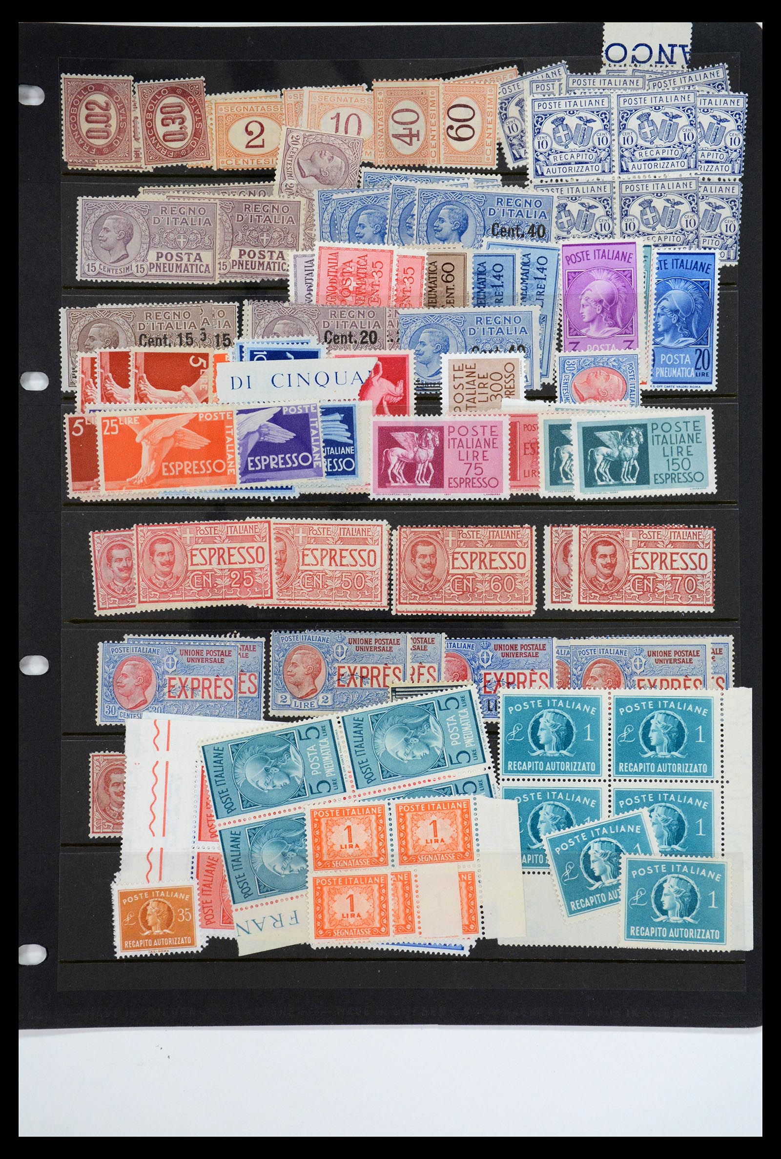 36760 036 - Postzegelverzameling 36760 Italië 1861-1970