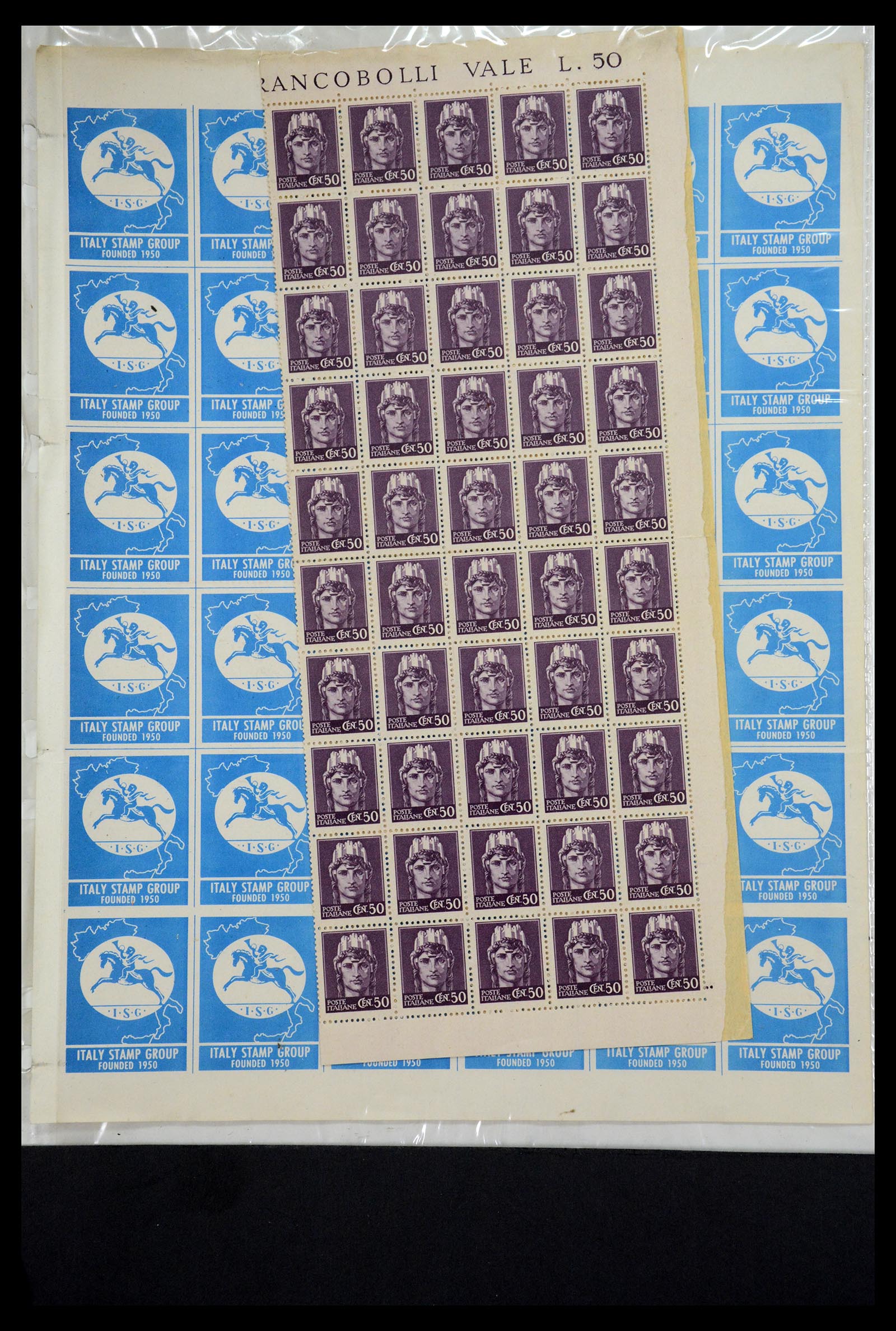 36760 040 - Postzegelverzameling 36760 Italië 1861-1970