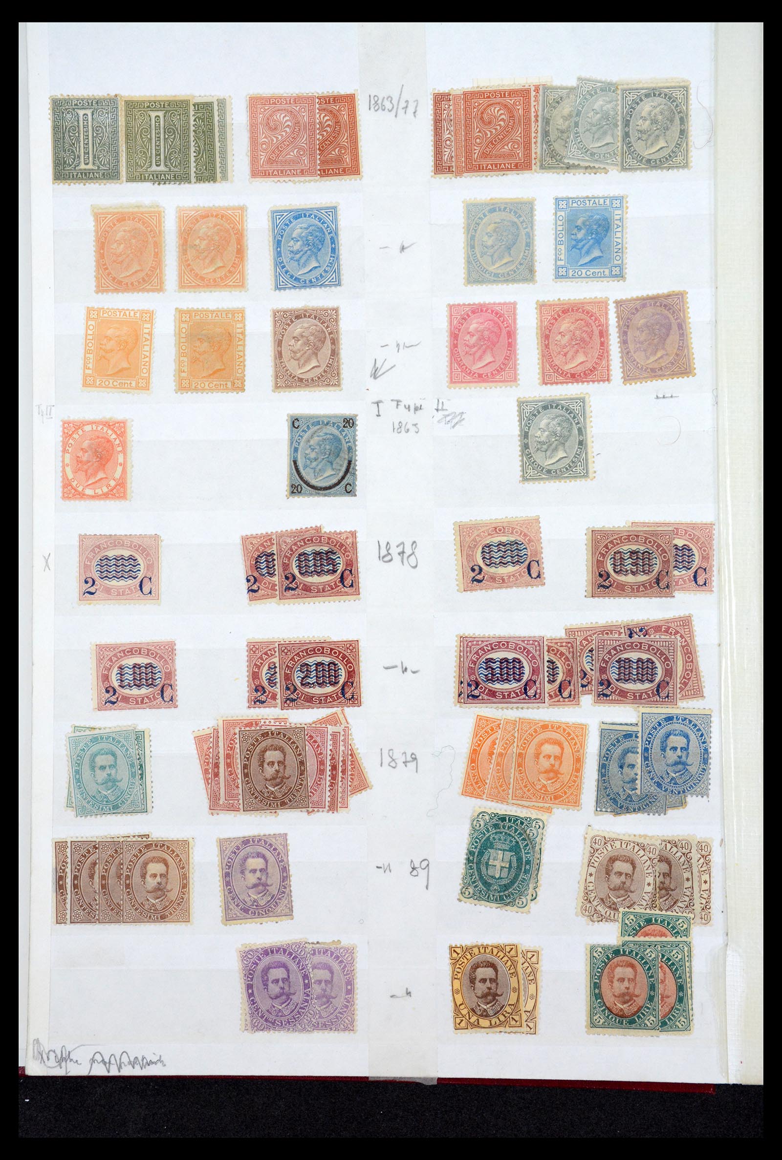 36760 045 - Postzegelverzameling 36760 Italië 1861-1970