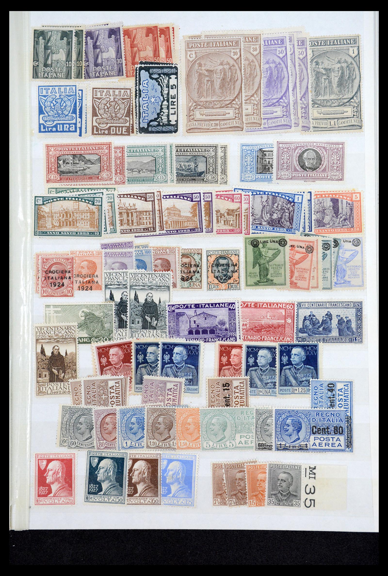 36760 048 - Postzegelverzameling 36760 Italië 1861-1970