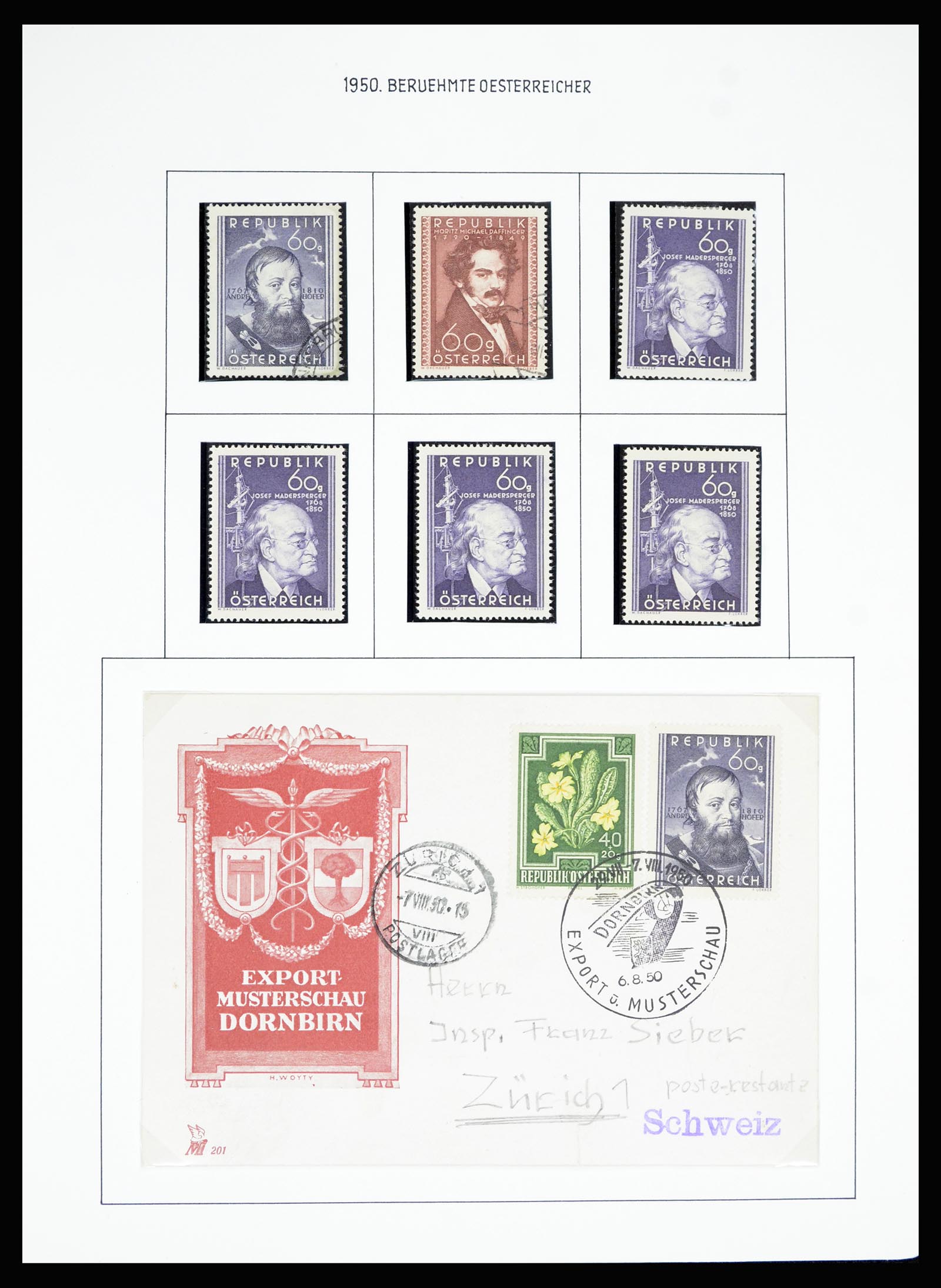 36764 002 - Postzegelverzameling 36764 Oostenrijk 1850-1980.