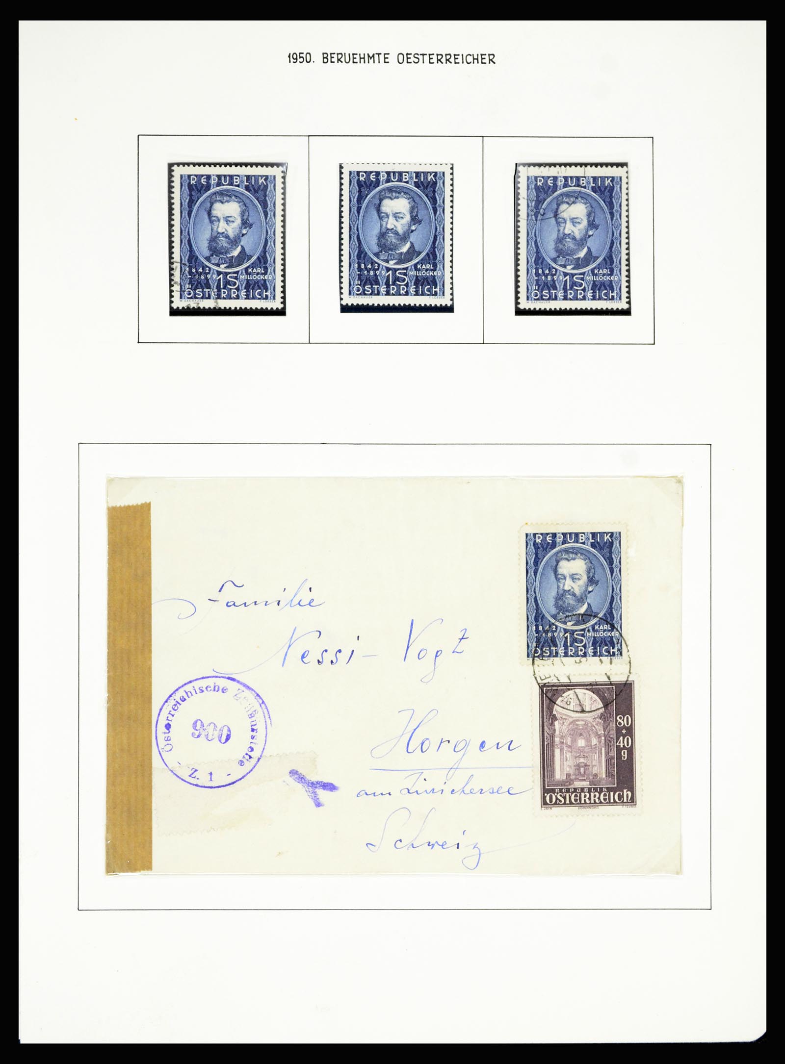 36764 014 - Postzegelverzameling 36764 Oostenrijk 1850-1980.