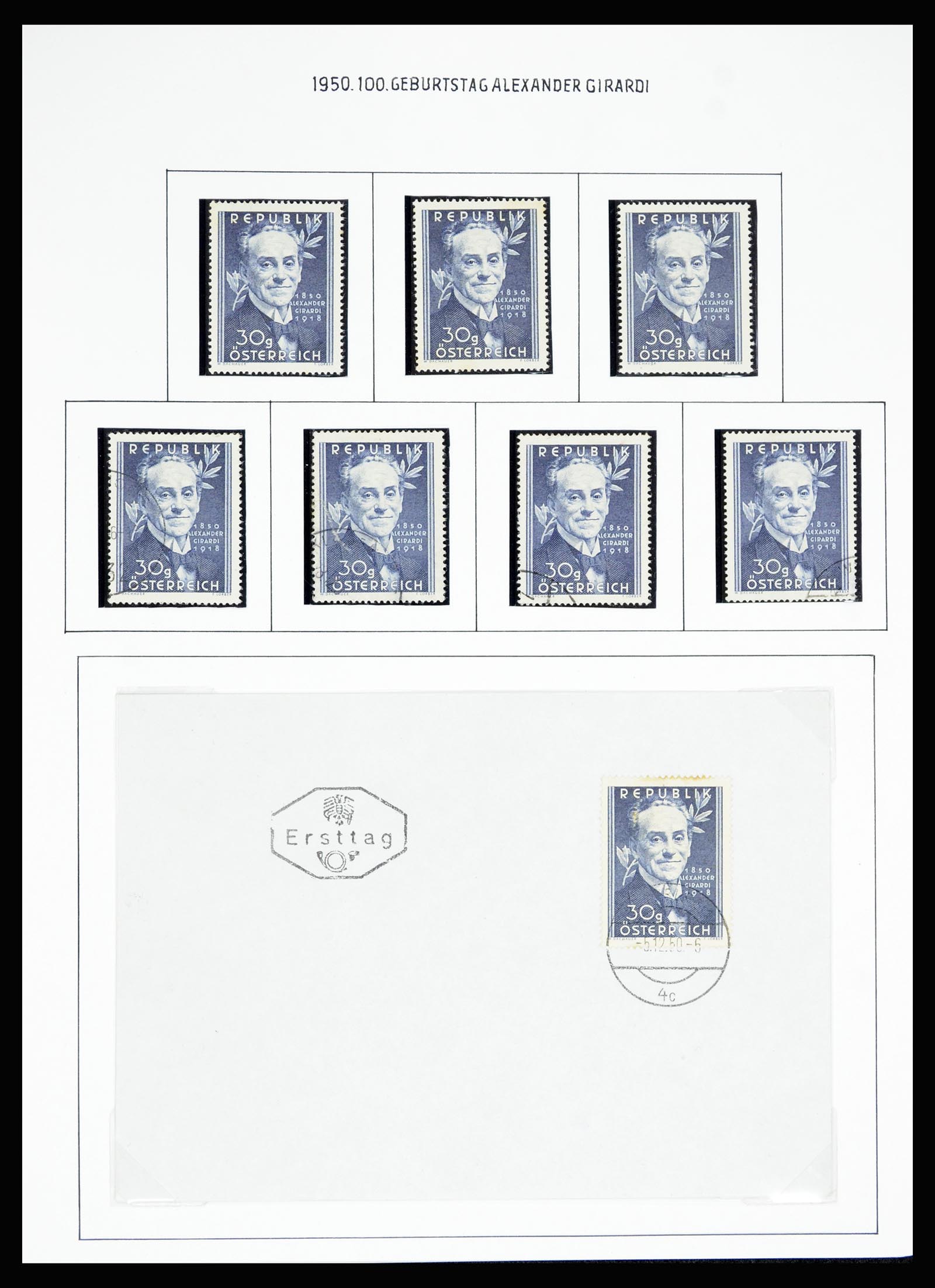 36764 018 - Postzegelverzameling 36764 Oostenrijk 1850-1980.