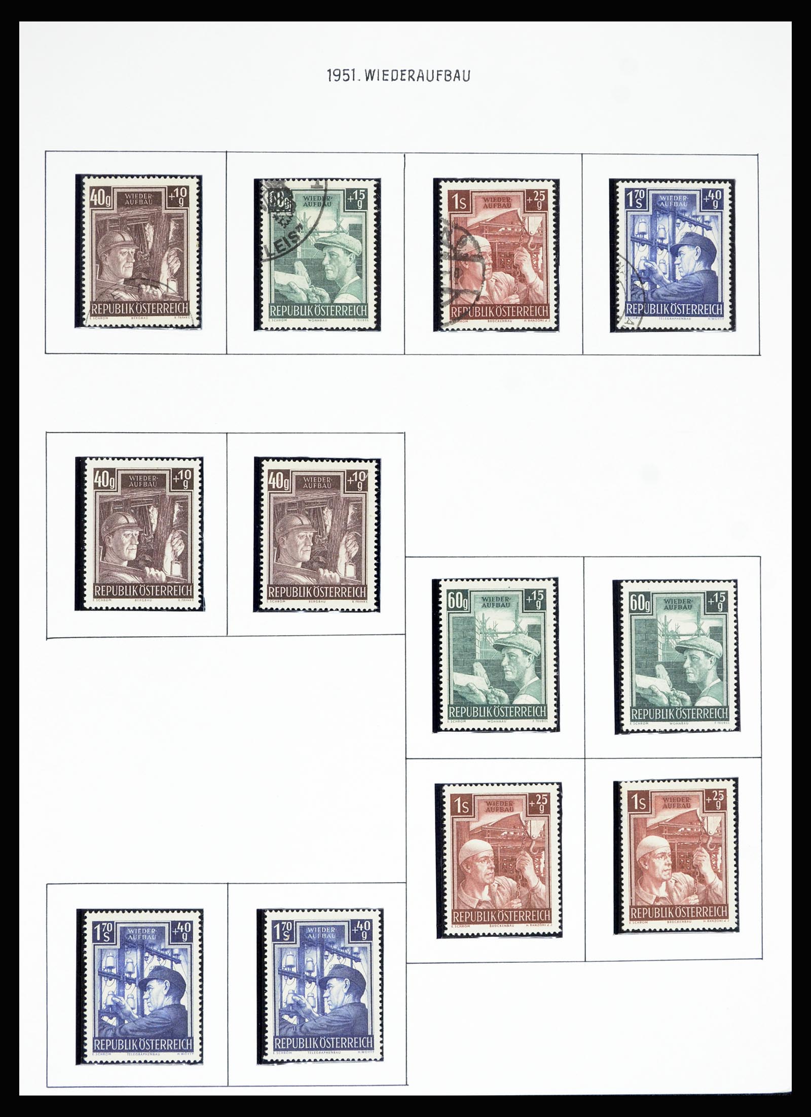 36764 019 - Postzegelverzameling 36764 Oostenrijk 1850-1980.