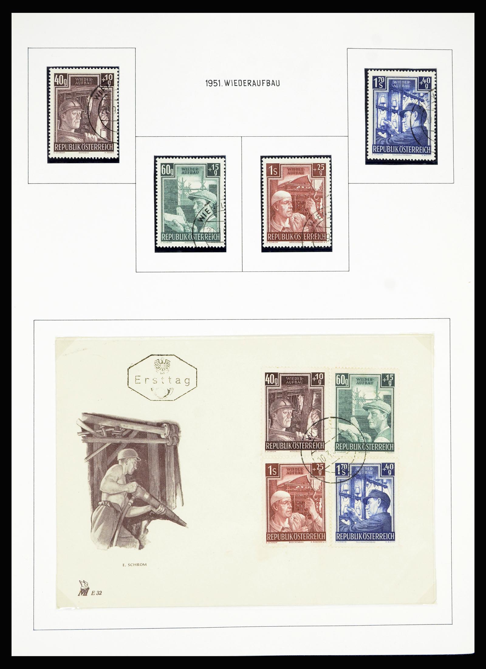 36764 020 - Postzegelverzameling 36764 Oostenrijk 1850-1980.