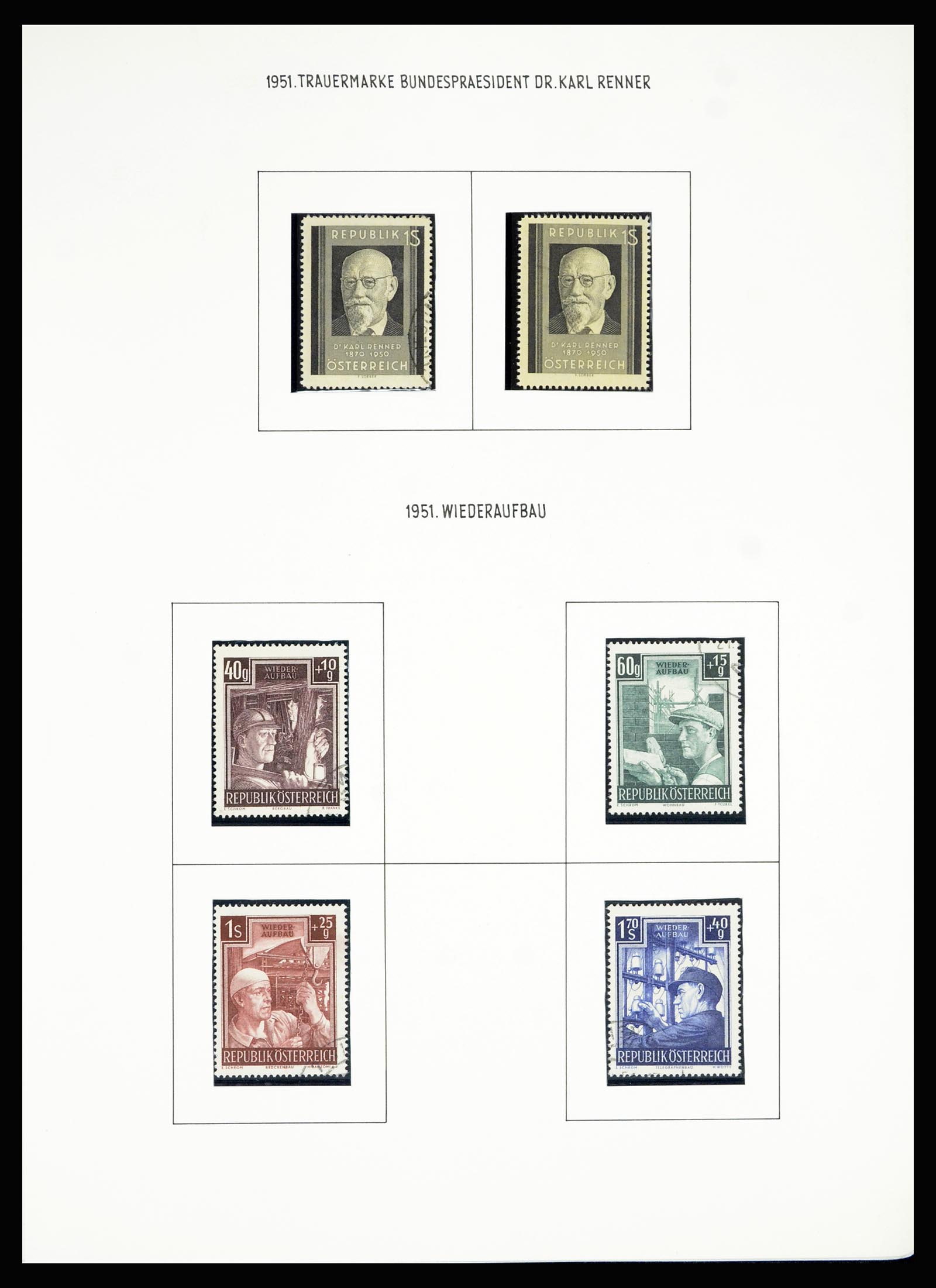 36764 021 - Postzegelverzameling 36764 Oostenrijk 1850-1980.