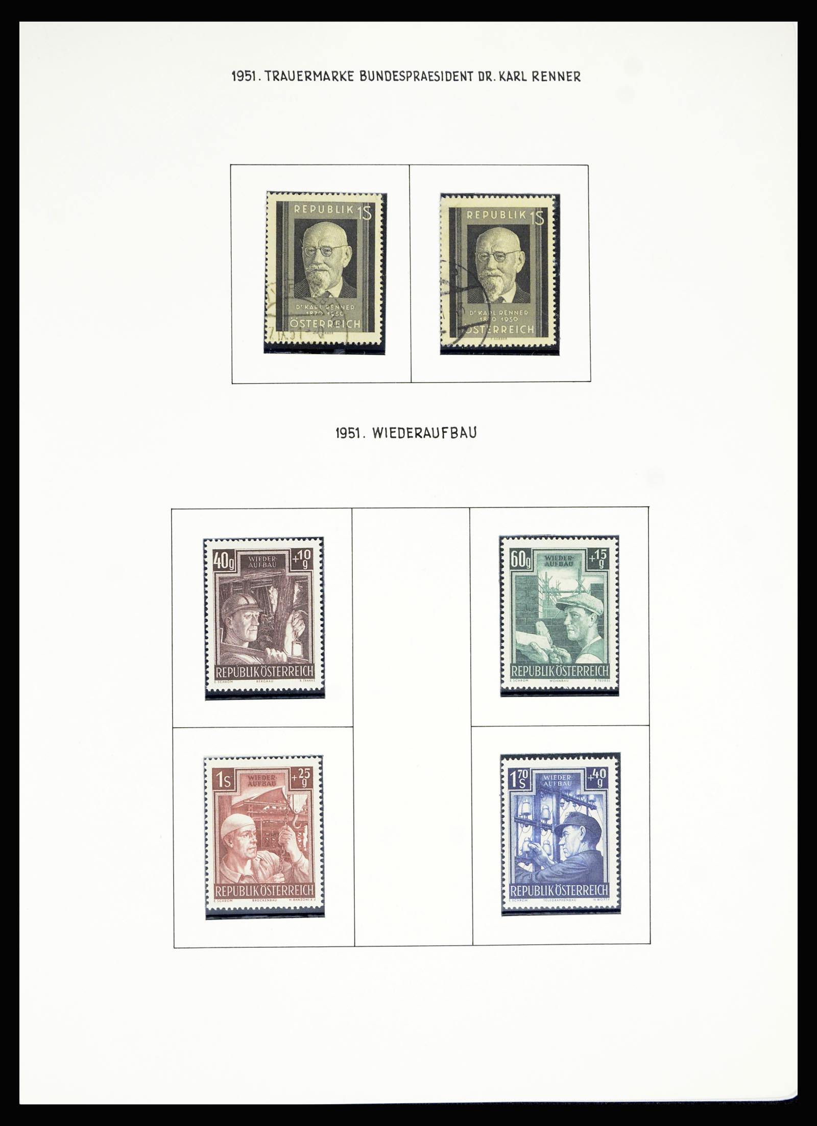 36764 022 - Postzegelverzameling 36764 Oostenrijk 1850-1980.