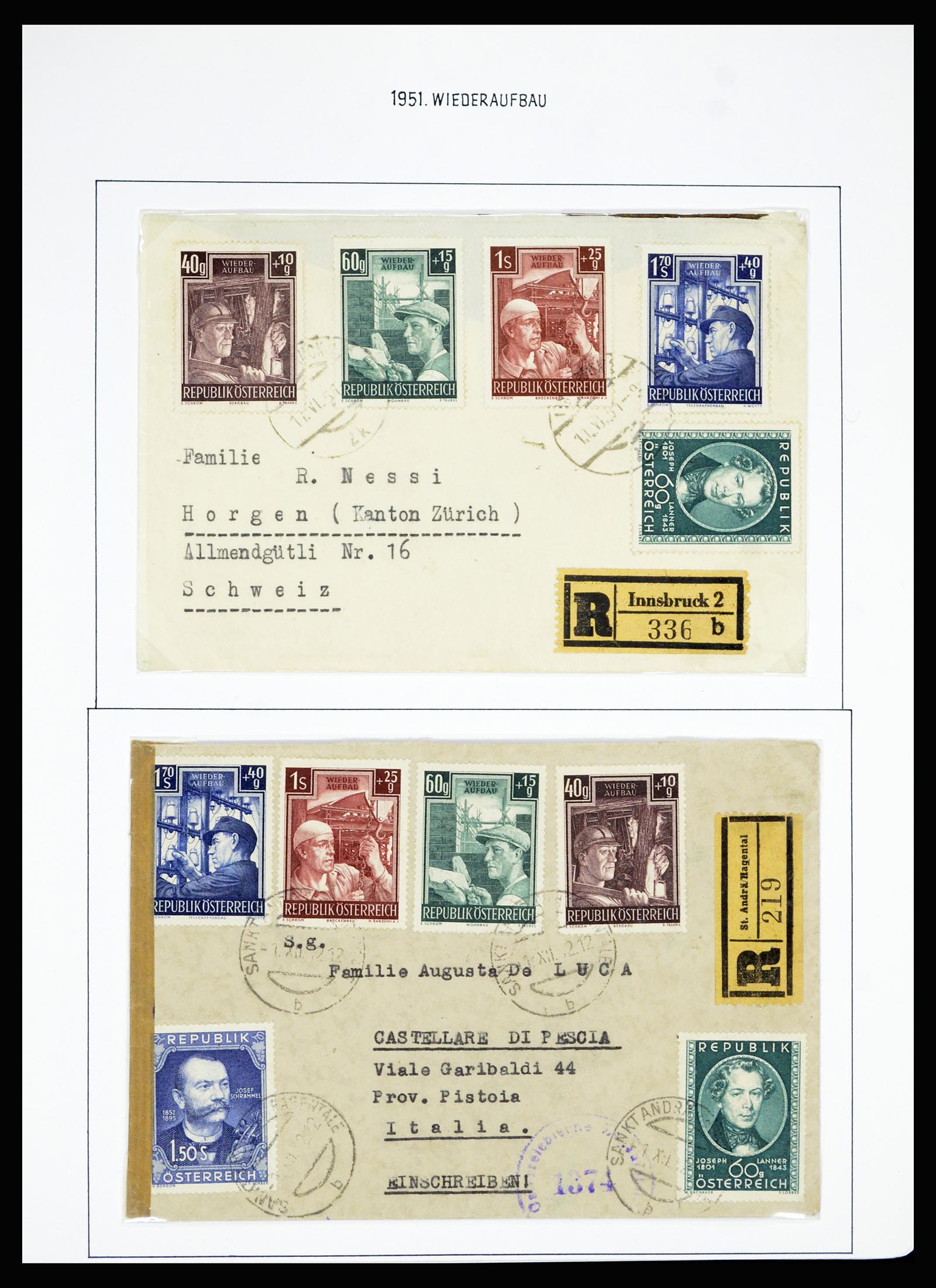 36764 023 - Stamp collection 36764 Austria 1850-1980.