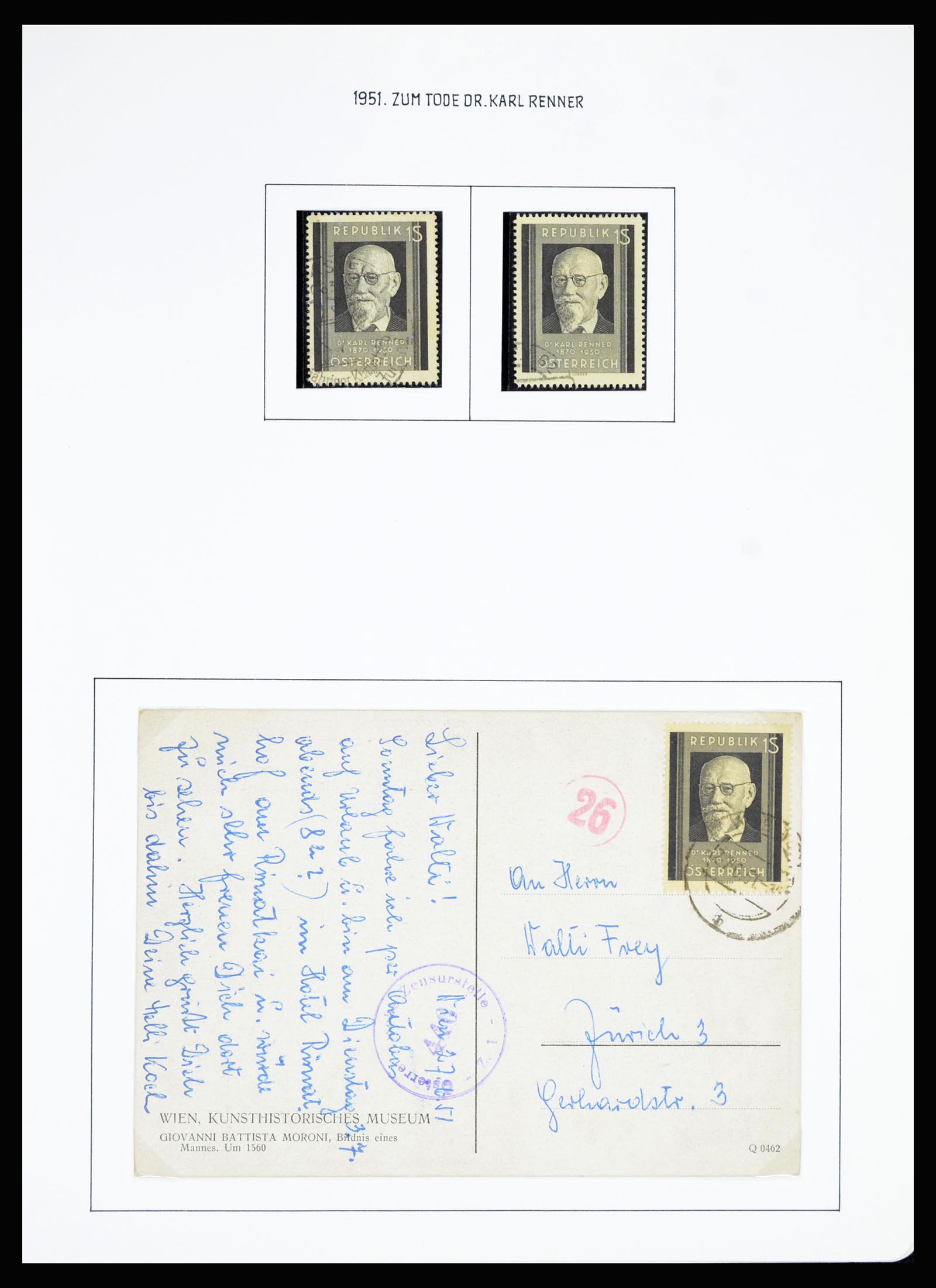 36764 025 - Postzegelverzameling 36764 Oostenrijk 1850-1980.