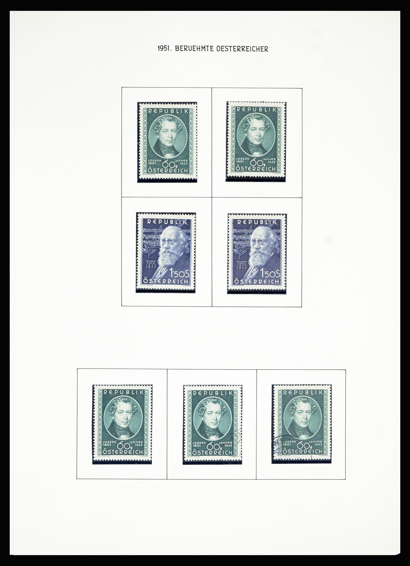 36764 026 - Stamp collection 36764 Austria 1850-1980.