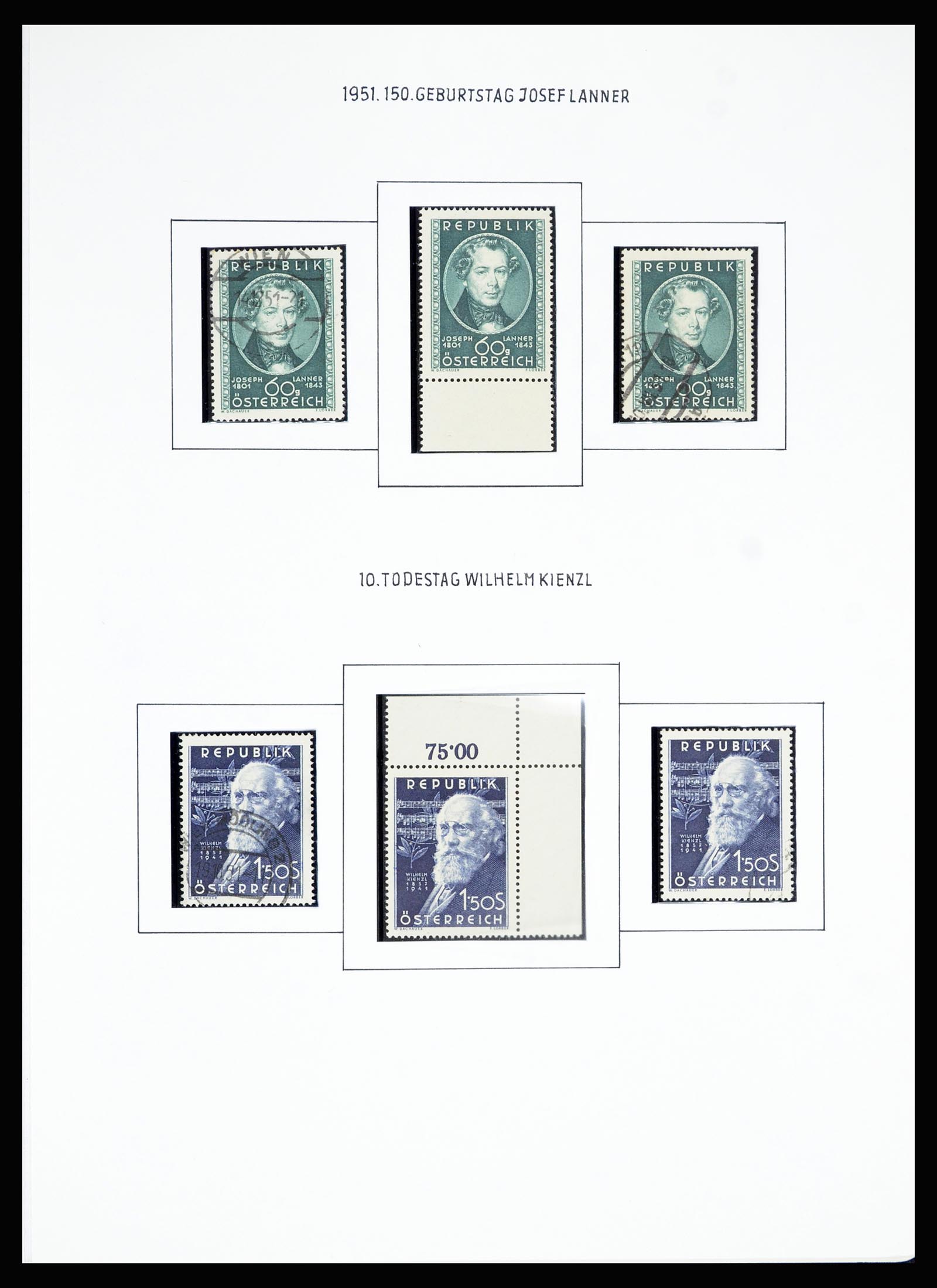 36764 027 - Postzegelverzameling 36764 Oostenrijk 1850-1980.