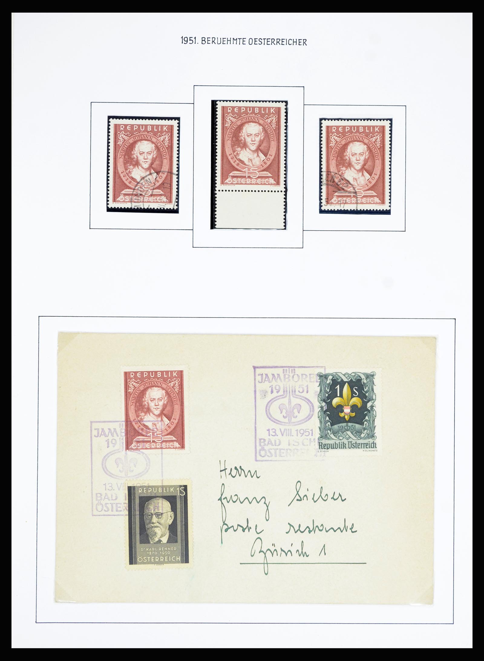 36764 029 - Postzegelverzameling 36764 Oostenrijk 1850-1980.