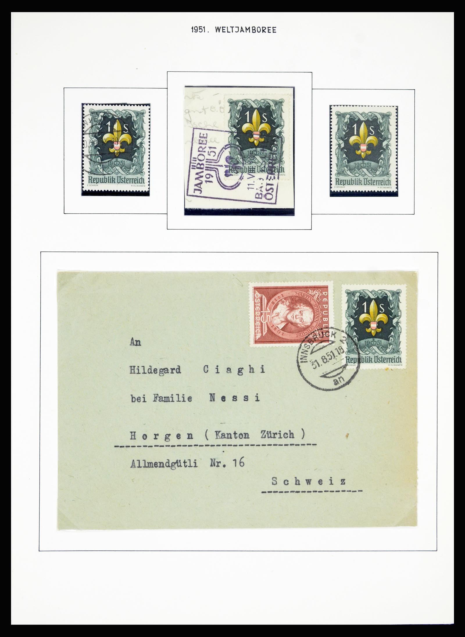 36764 032 - Postzegelverzameling 36764 Oostenrijk 1850-1980.