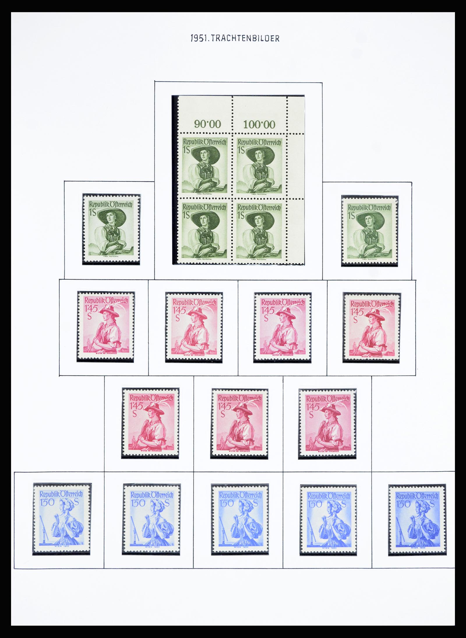 36764 033 - Postzegelverzameling 36764 Oostenrijk 1850-1980.