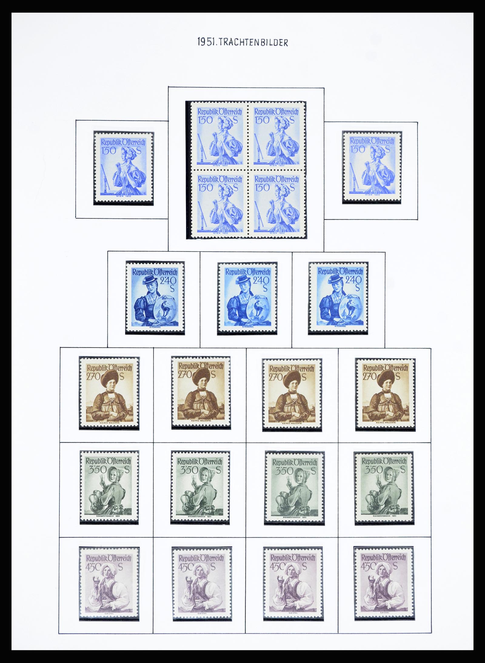 36764 034 - Postzegelverzameling 36764 Oostenrijk 1850-1980.