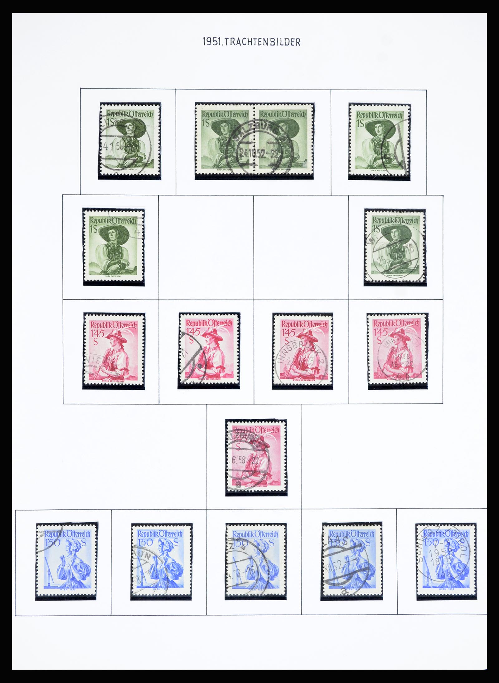 36764 035 - Postzegelverzameling 36764 Oostenrijk 1850-1980.