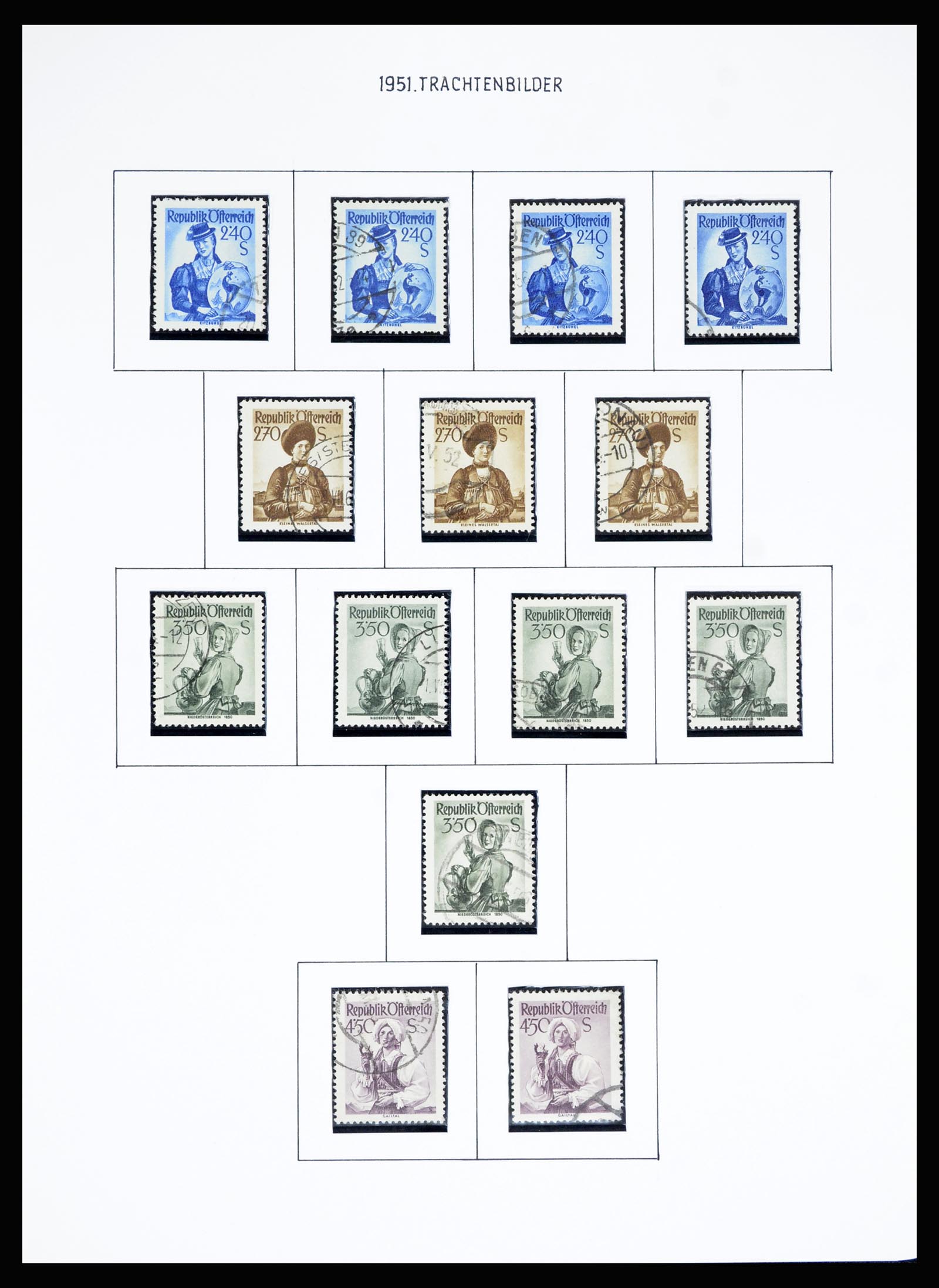 36764 036 - Postzegelverzameling 36764 Oostenrijk 1850-1980.