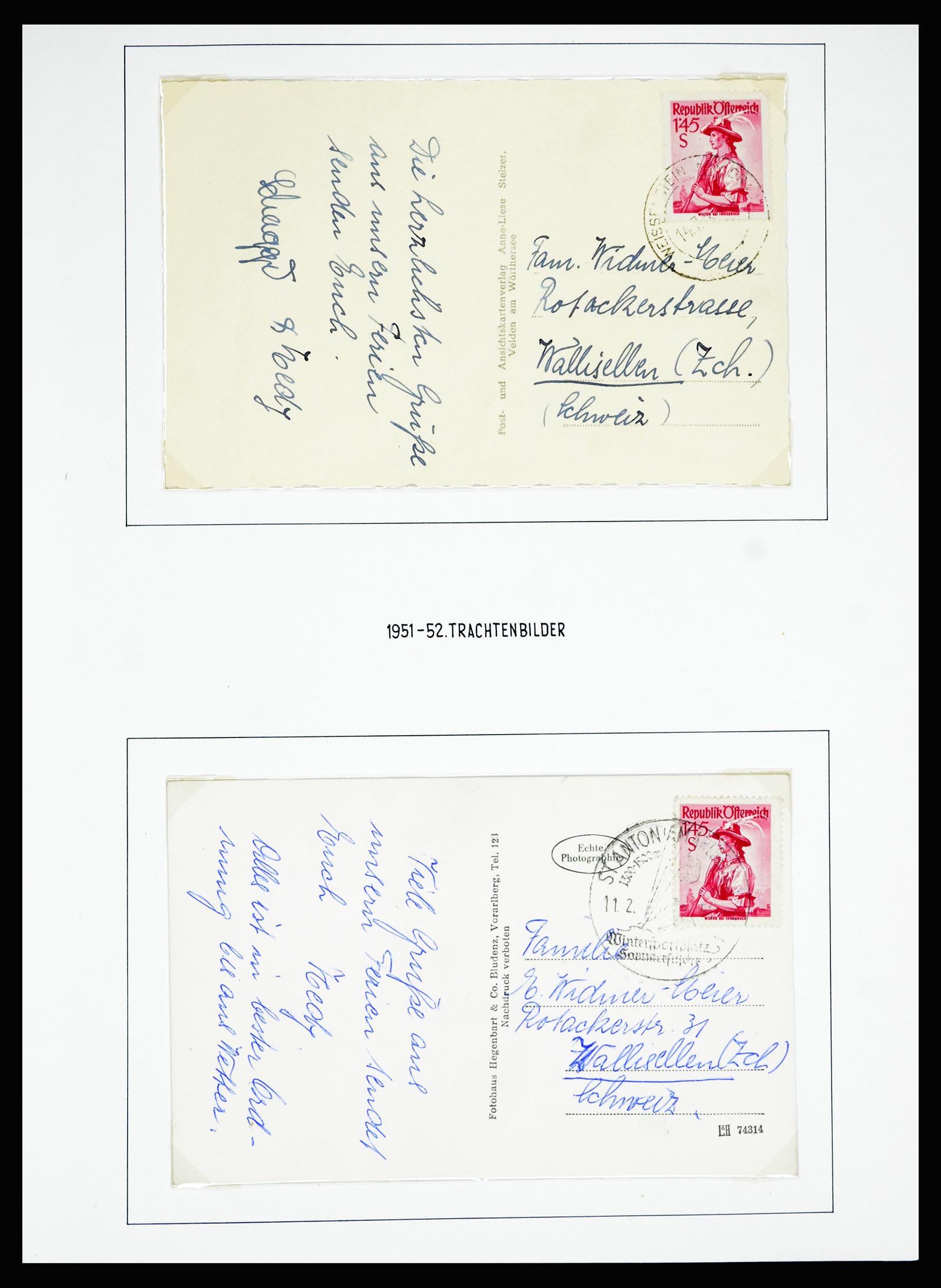 36764 041 - Postzegelverzameling 36764 Oostenrijk 1850-1980.