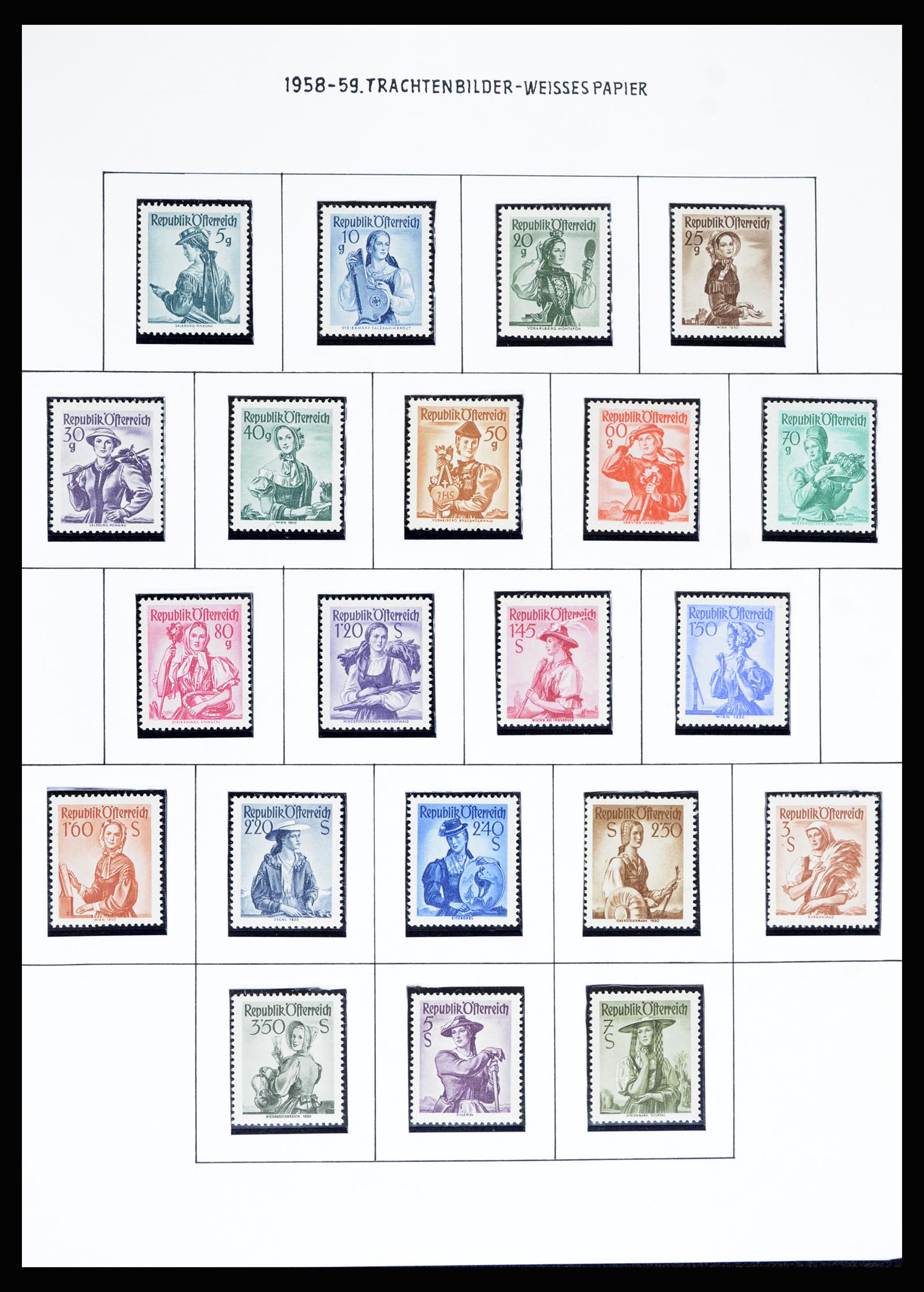 36764 046 - Postzegelverzameling 36764 Oostenrijk 1850-1980.