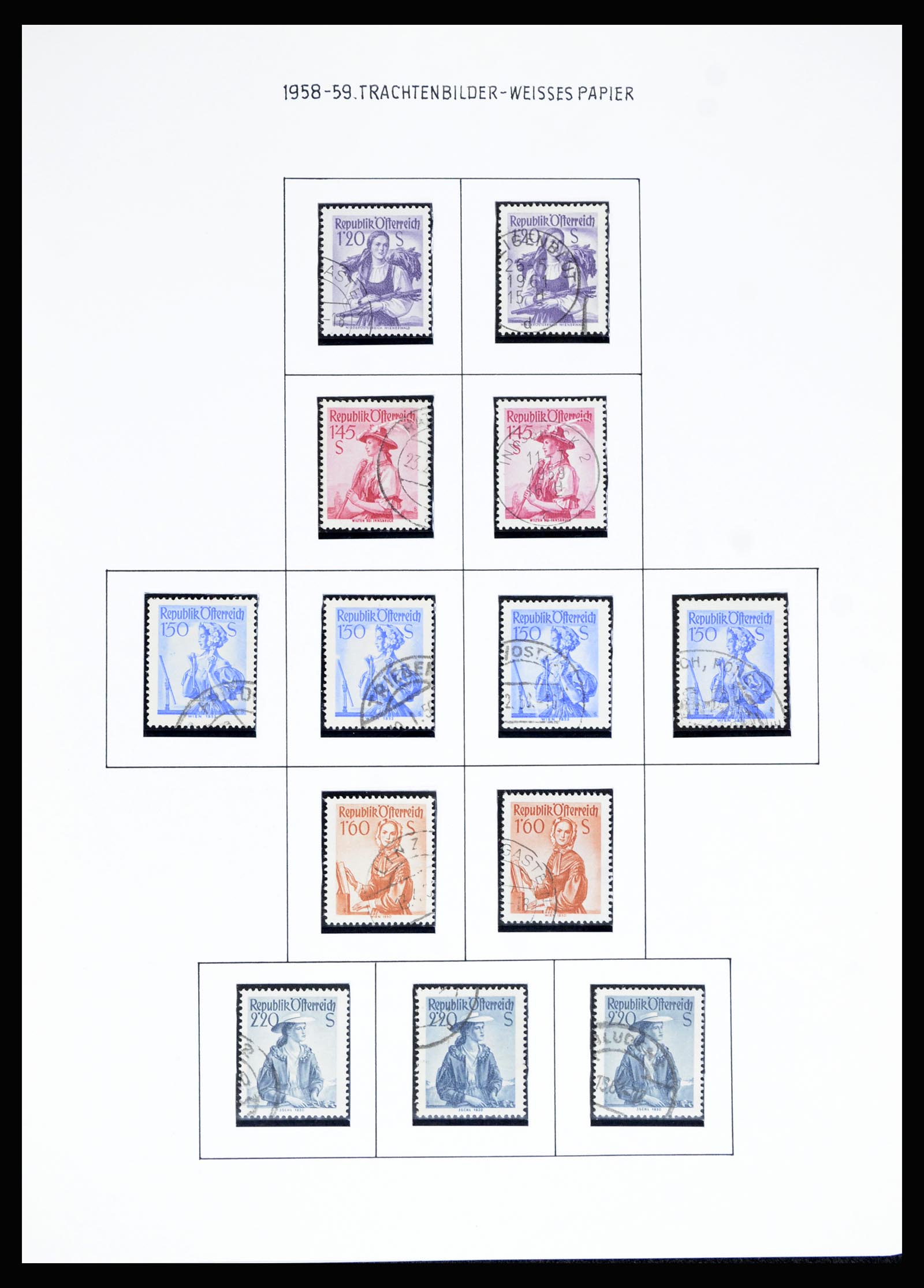 36764 055 - Postzegelverzameling 36764 Oostenrijk 1850-1980.