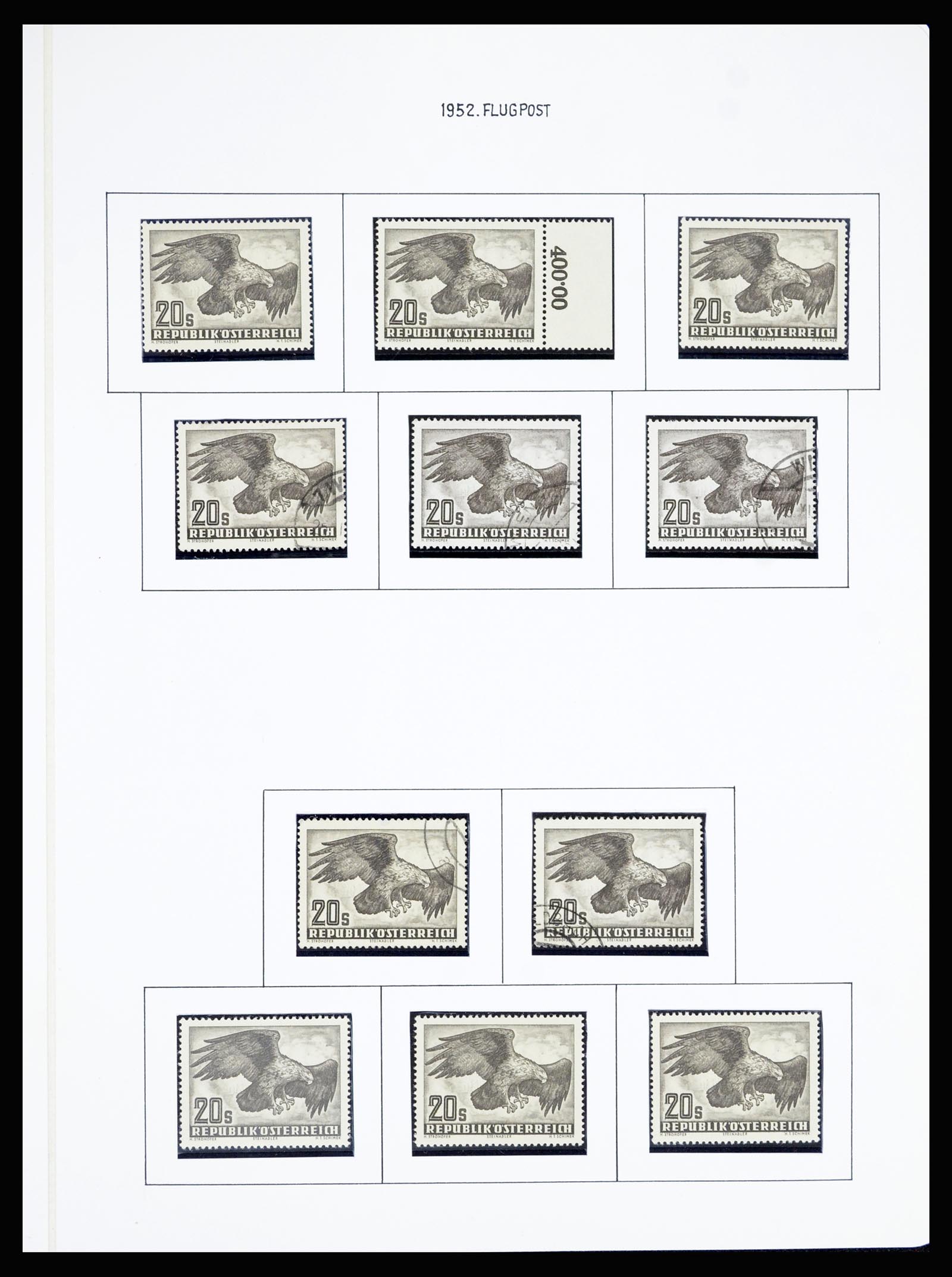 36764 058 - Postzegelverzameling 36764 Oostenrijk 1850-1980.