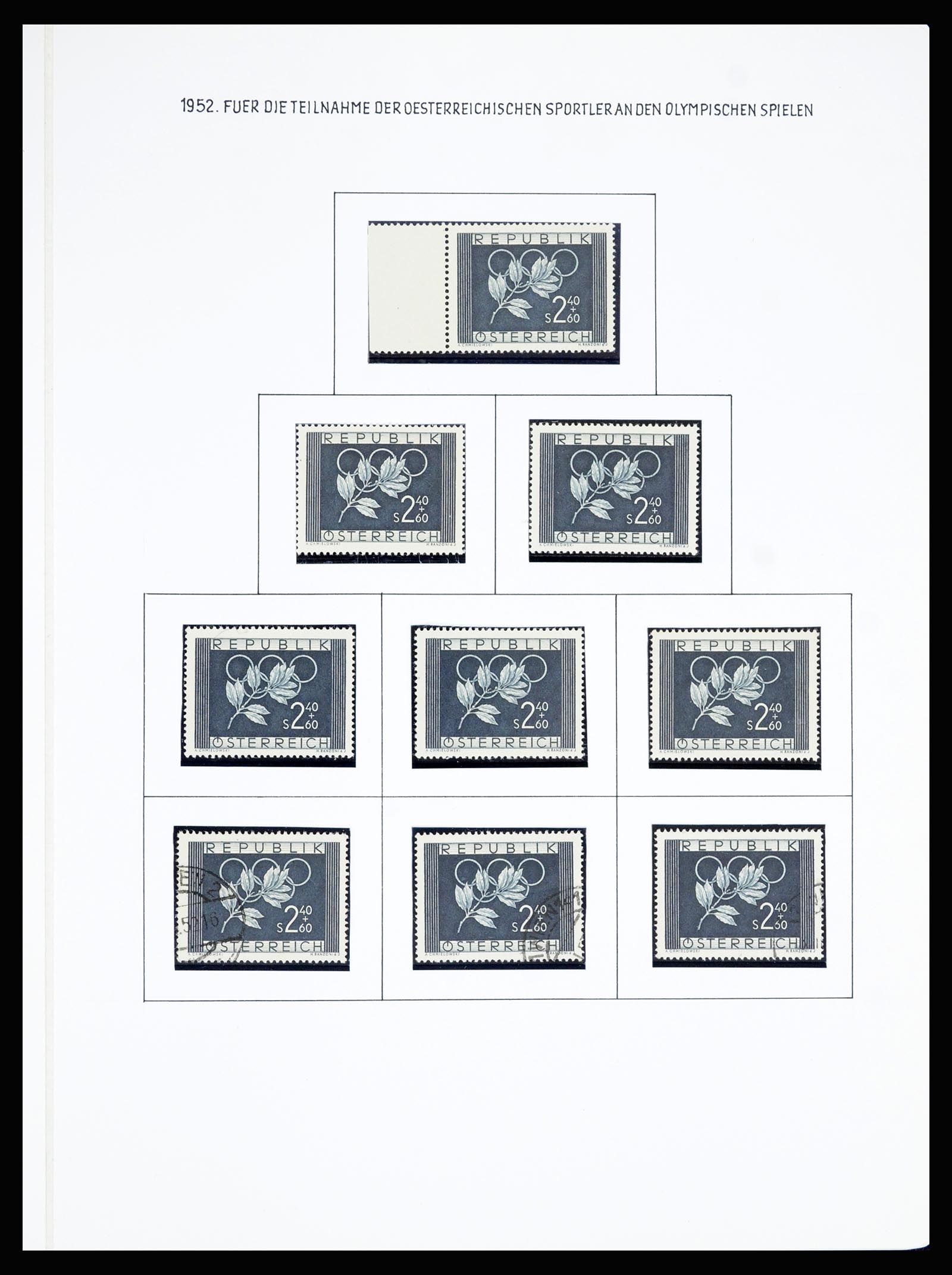 36764 059 - Postzegelverzameling 36764 Oostenrijk 1850-1980.