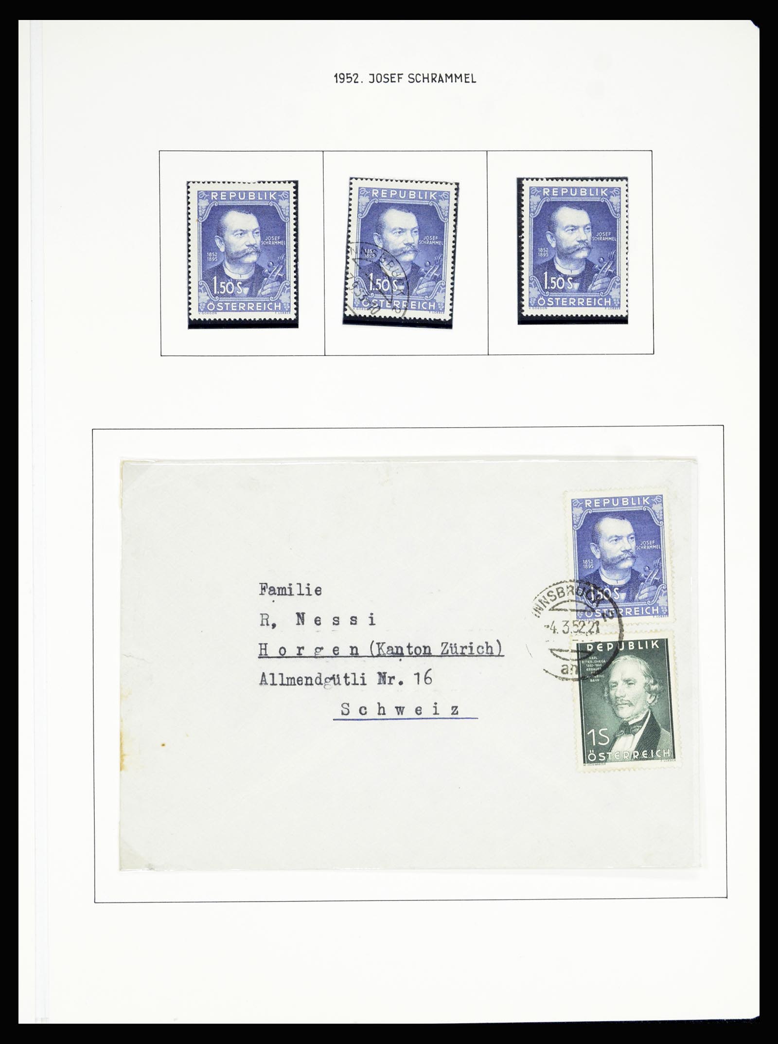 36764 061 - Postzegelverzameling 36764 Oostenrijk 1850-1980.