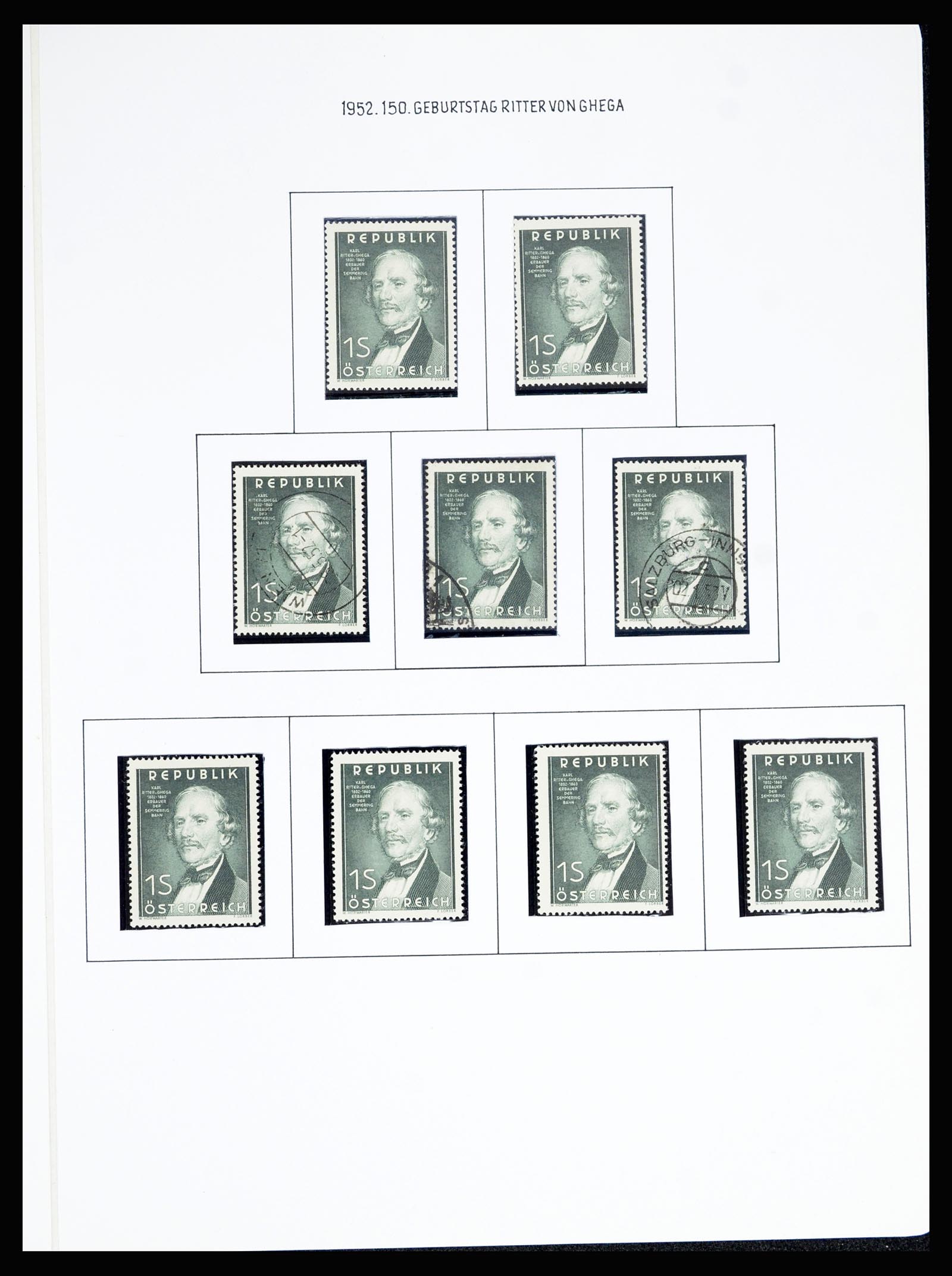 36764 062 - Postzegelverzameling 36764 Oostenrijk 1850-1980.