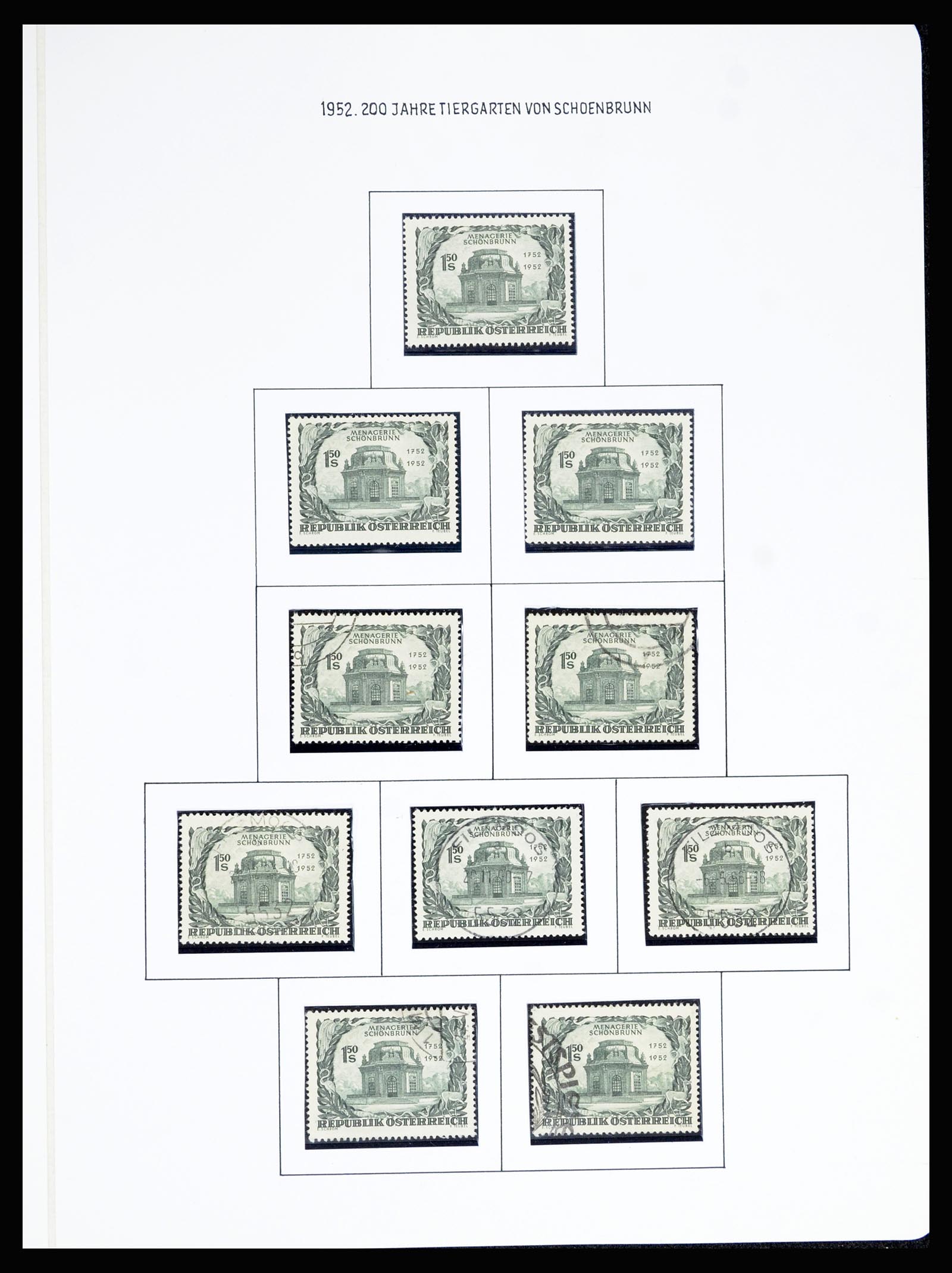 36764 065 - Postzegelverzameling 36764 Oostenrijk 1850-1980.