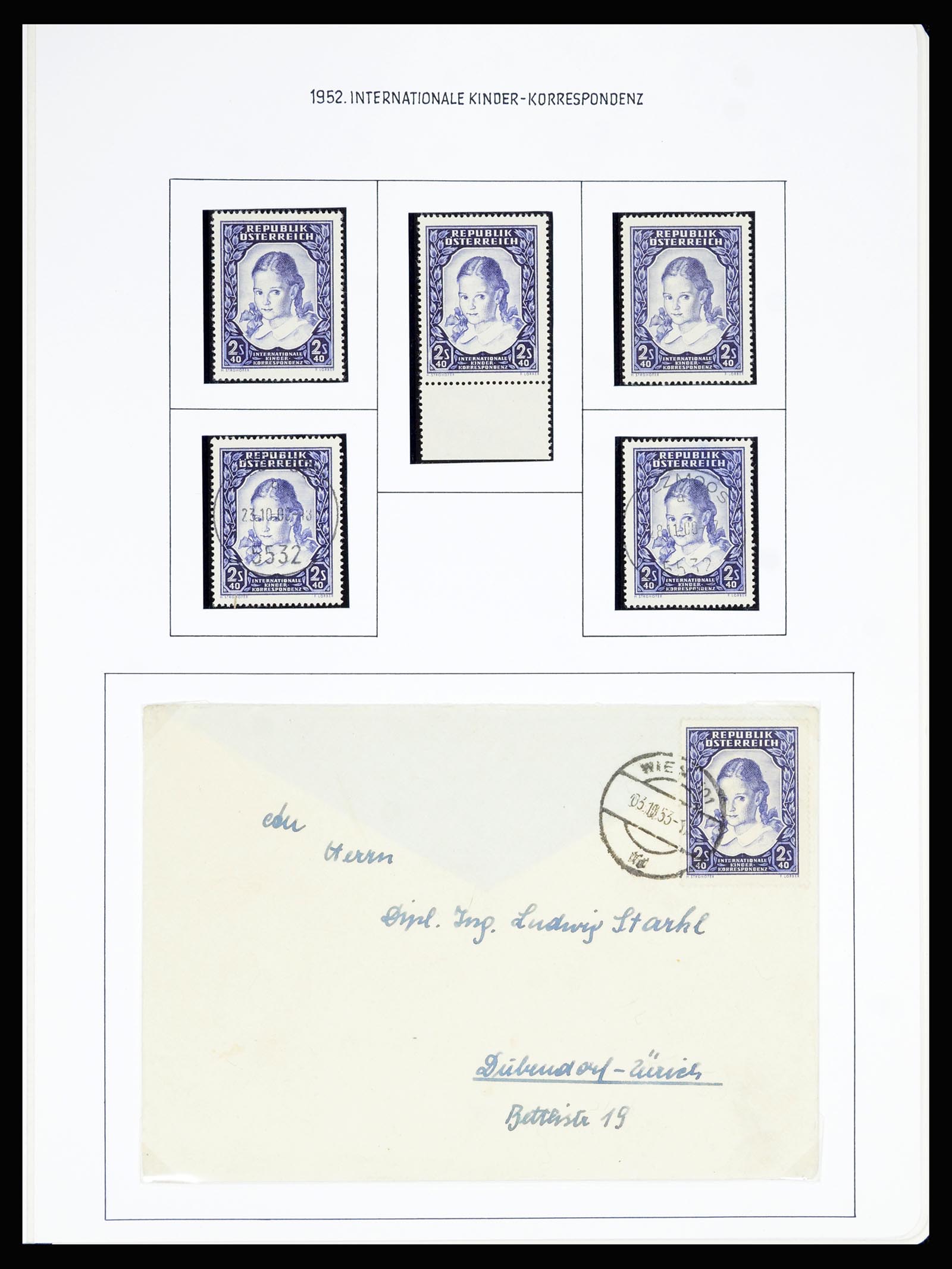 36764 069 - Postzegelverzameling 36764 Oostenrijk 1850-1980.