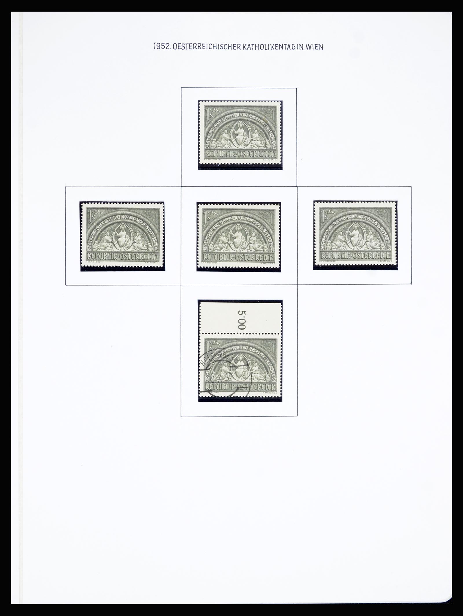 36764 072 - Postzegelverzameling 36764 Oostenrijk 1850-1980.