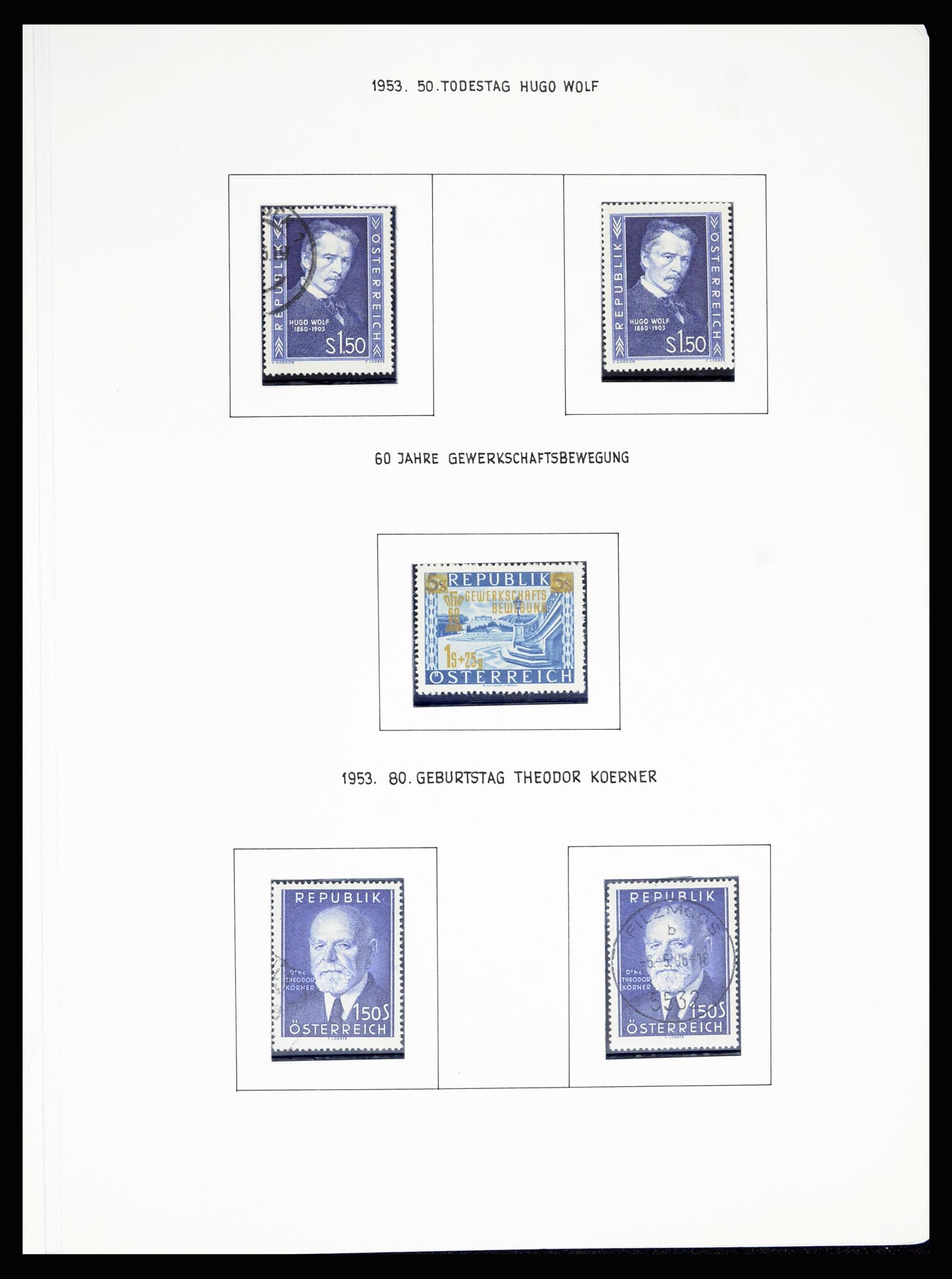 36764 076 - Postzegelverzameling 36764 Oostenrijk 1850-1980.
