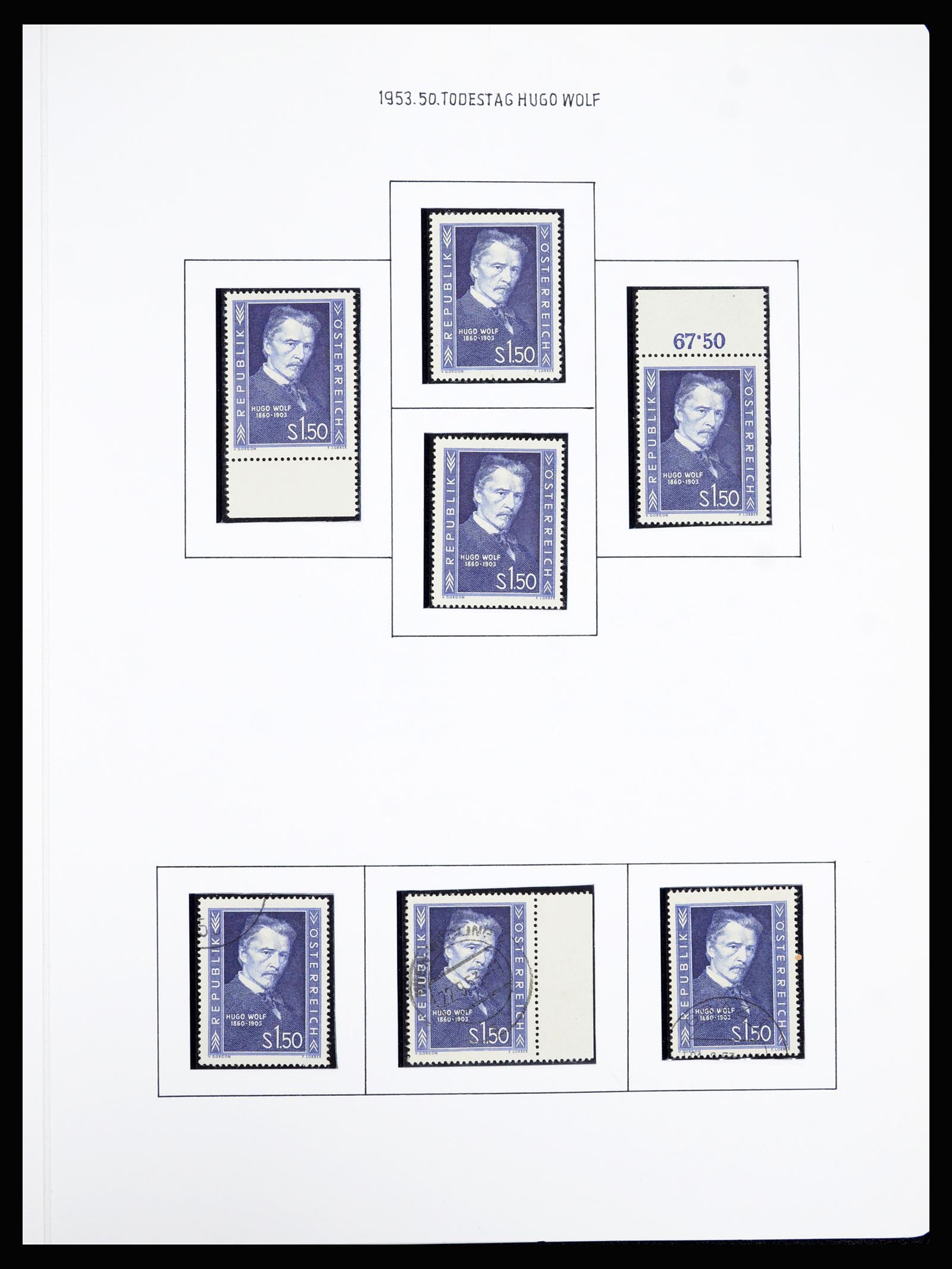 36764 077 - Postzegelverzameling 36764 Oostenrijk 1850-1980.